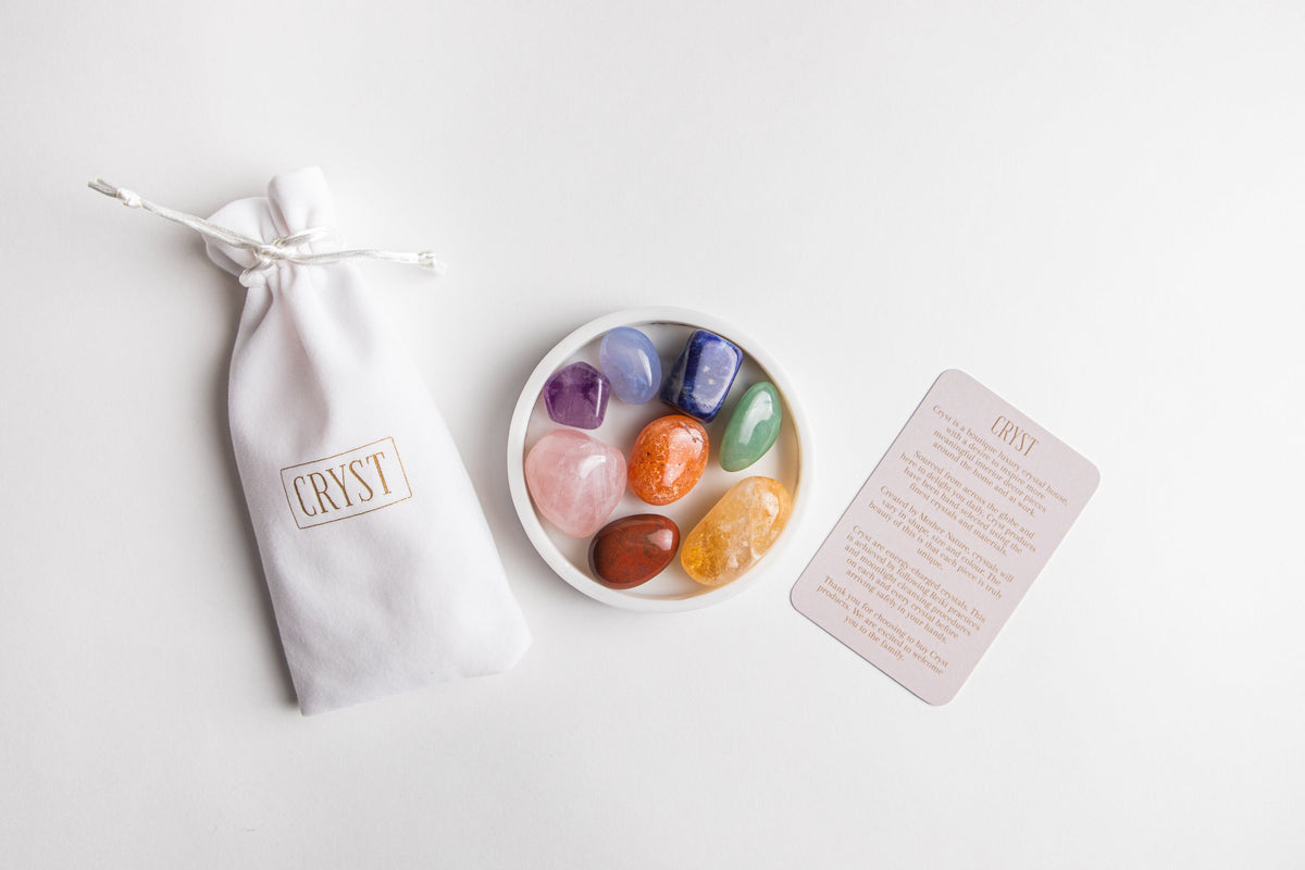 Chakra Crystal Set (includes free guided meditation)-4