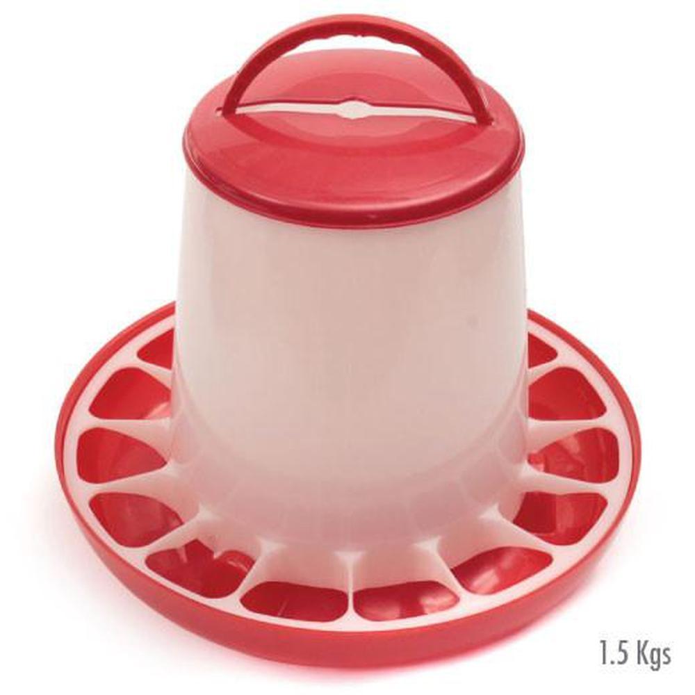 Chicken Poultry Feeders And Drinkers - Chook Plastic Water Drinking + Feeding-1