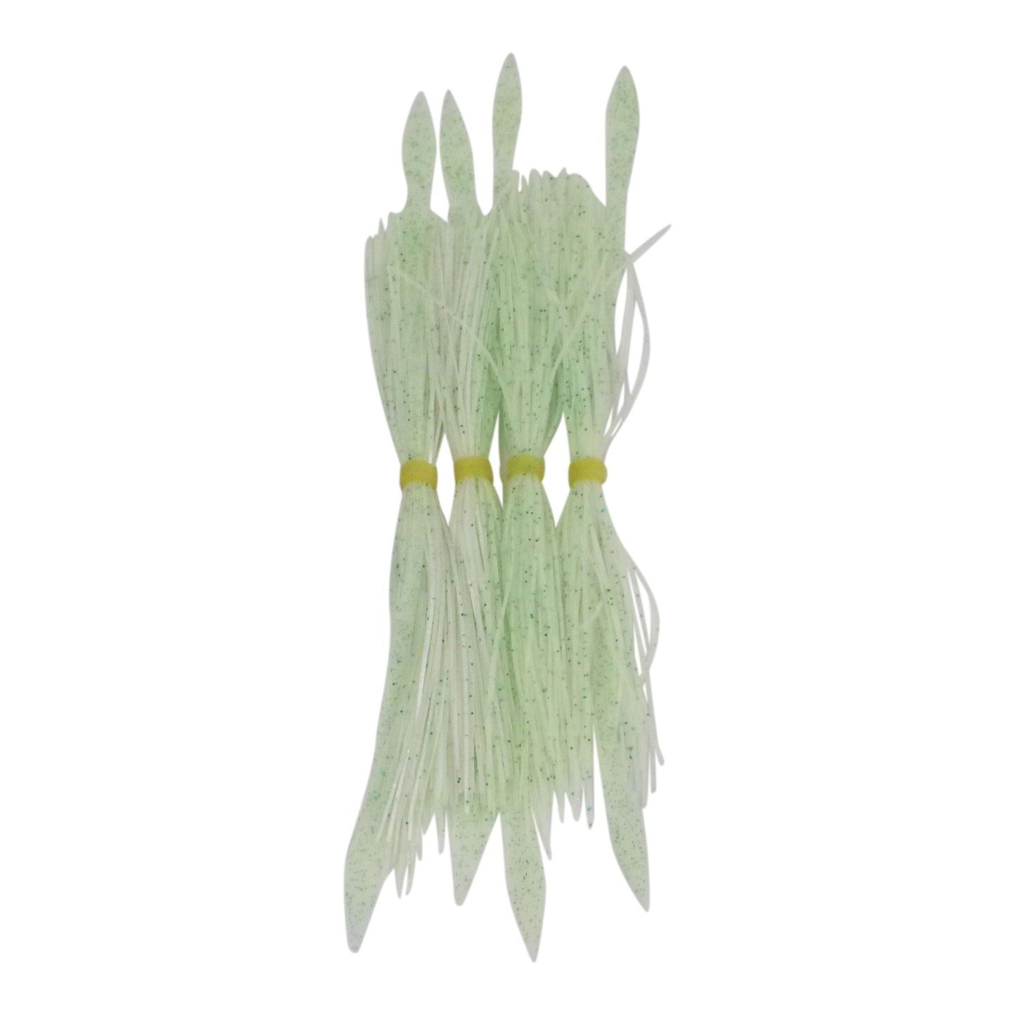 Dekoi Tailed Lure Skirts, Lumo White-0