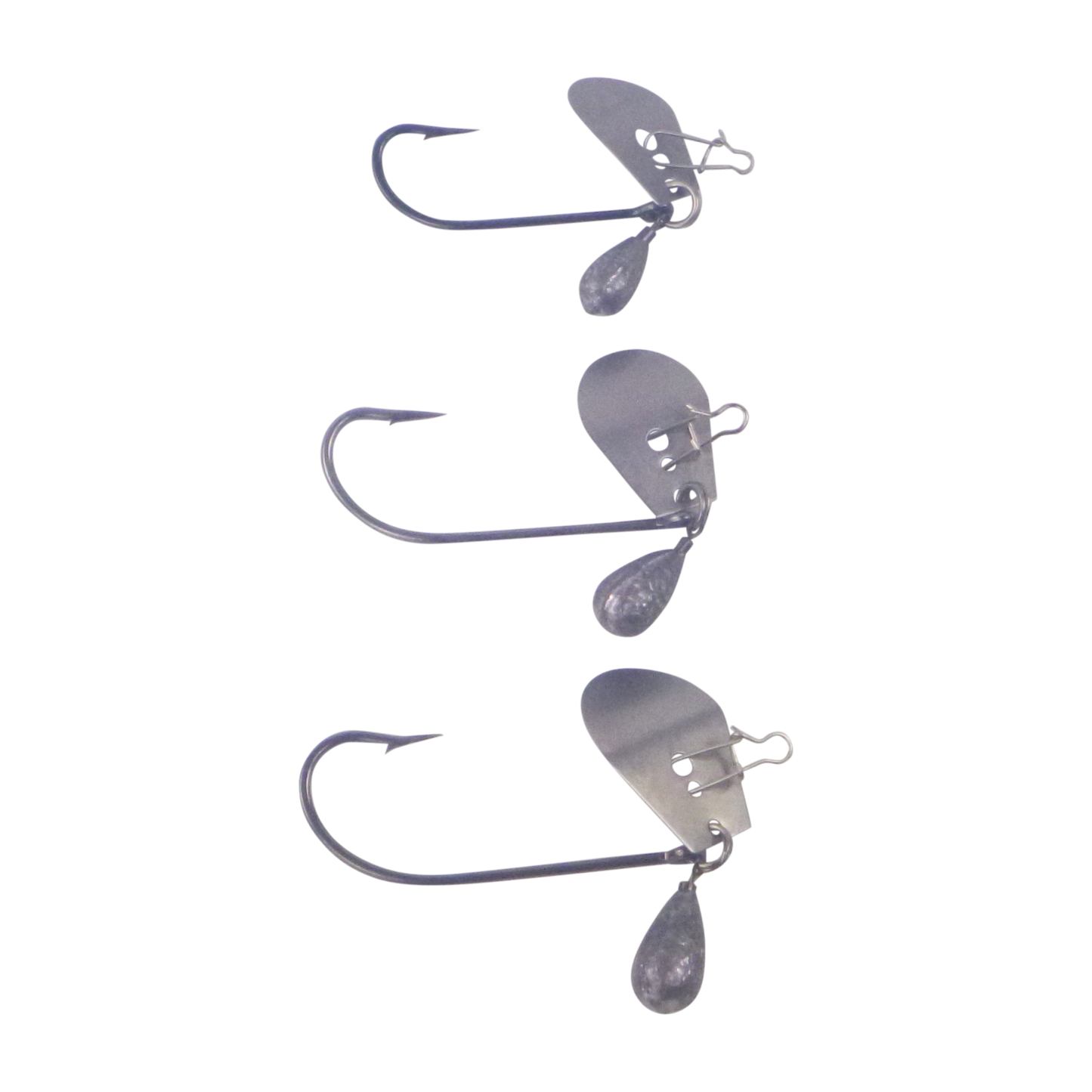 Dekoi Blade Jig Head, Straight Shank, Size Small, 3 pack-0