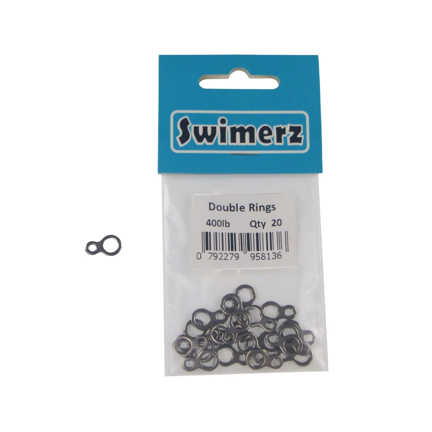 Swimerz 180kg Solid Double Rings, 14mm, 20 pack-2