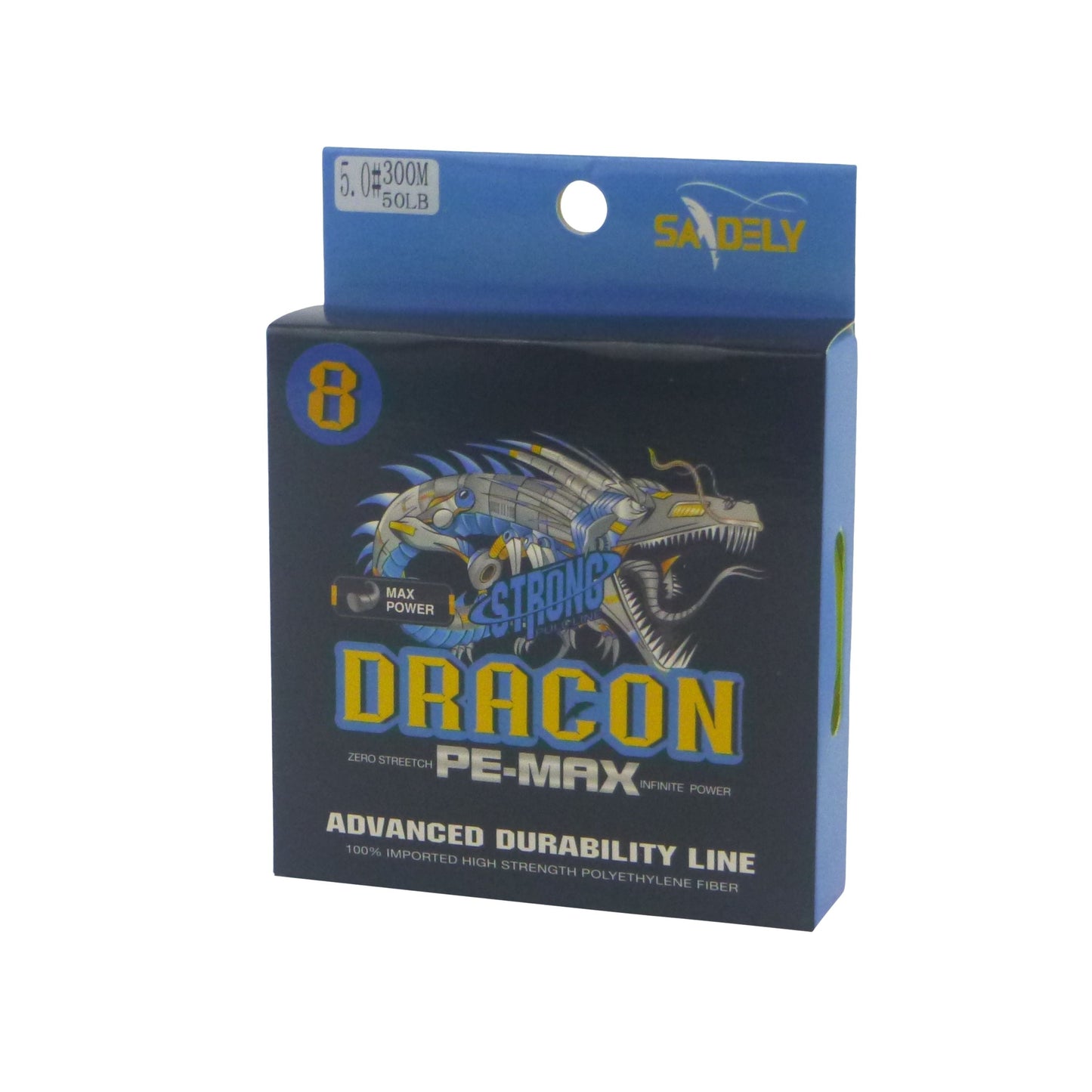 Samdely Dracon X8 Braid, Green, #1.0, 15lb, 300Mtr-1
