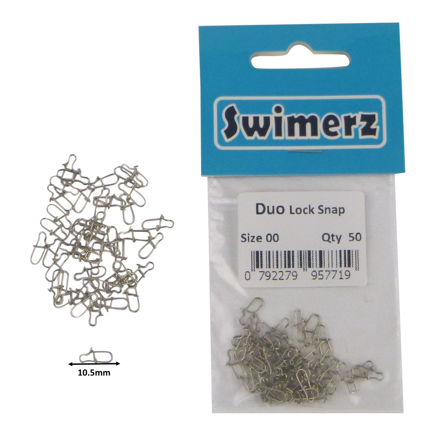 Swimerz Duo Lock Snaps Size 00. Pack 50 pack-1