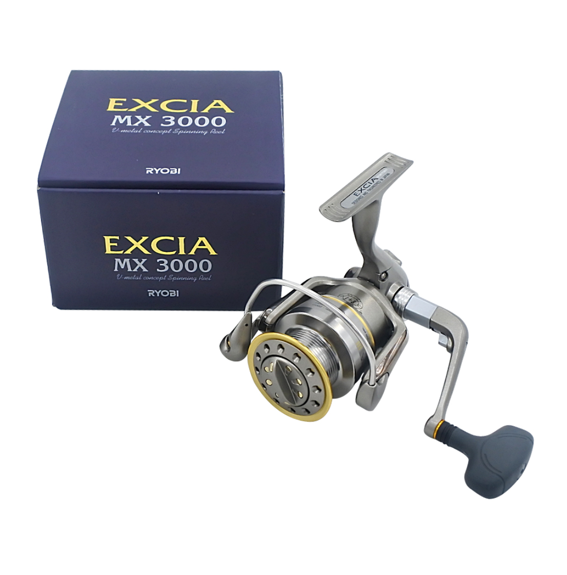 Ryobi Excia 2000 Spinning Reel, 4:9:1 Gear Ratio 8+1BB-3