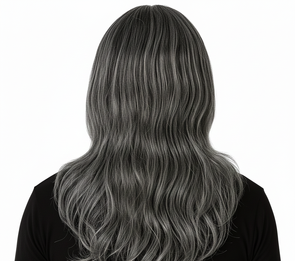 Gothic VAMPIRE WIG Halloween Costume Fancy Dress Long Hair Party Mens Scary