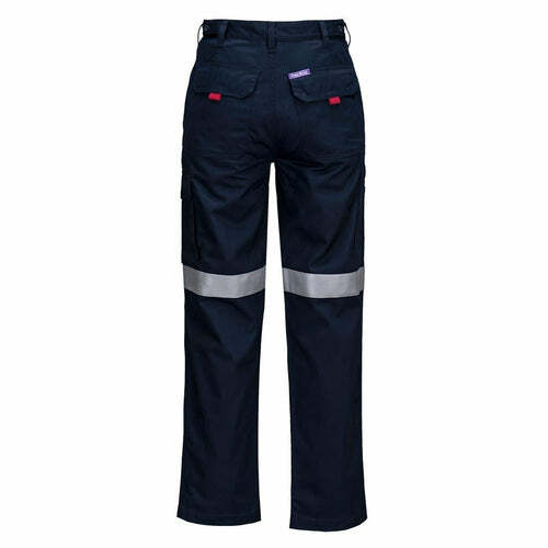 Portwest Flame Resistant Modaflame Pants Trousers - Navy-2