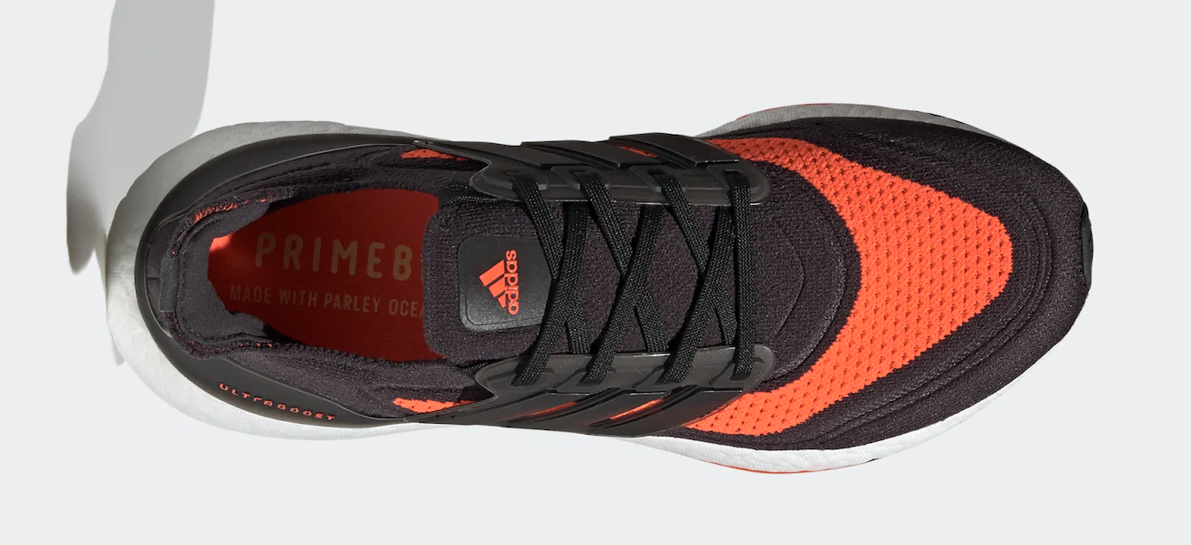 Adidas Mens Ultraboost 21 Running Sneakers Runners Shoes - Black/Orange-4