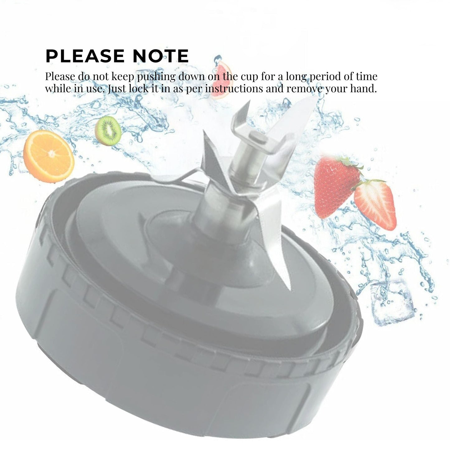 For Nutri Ninja Extractor Blade - 6 Fin Female Connection Replacement Parts-2