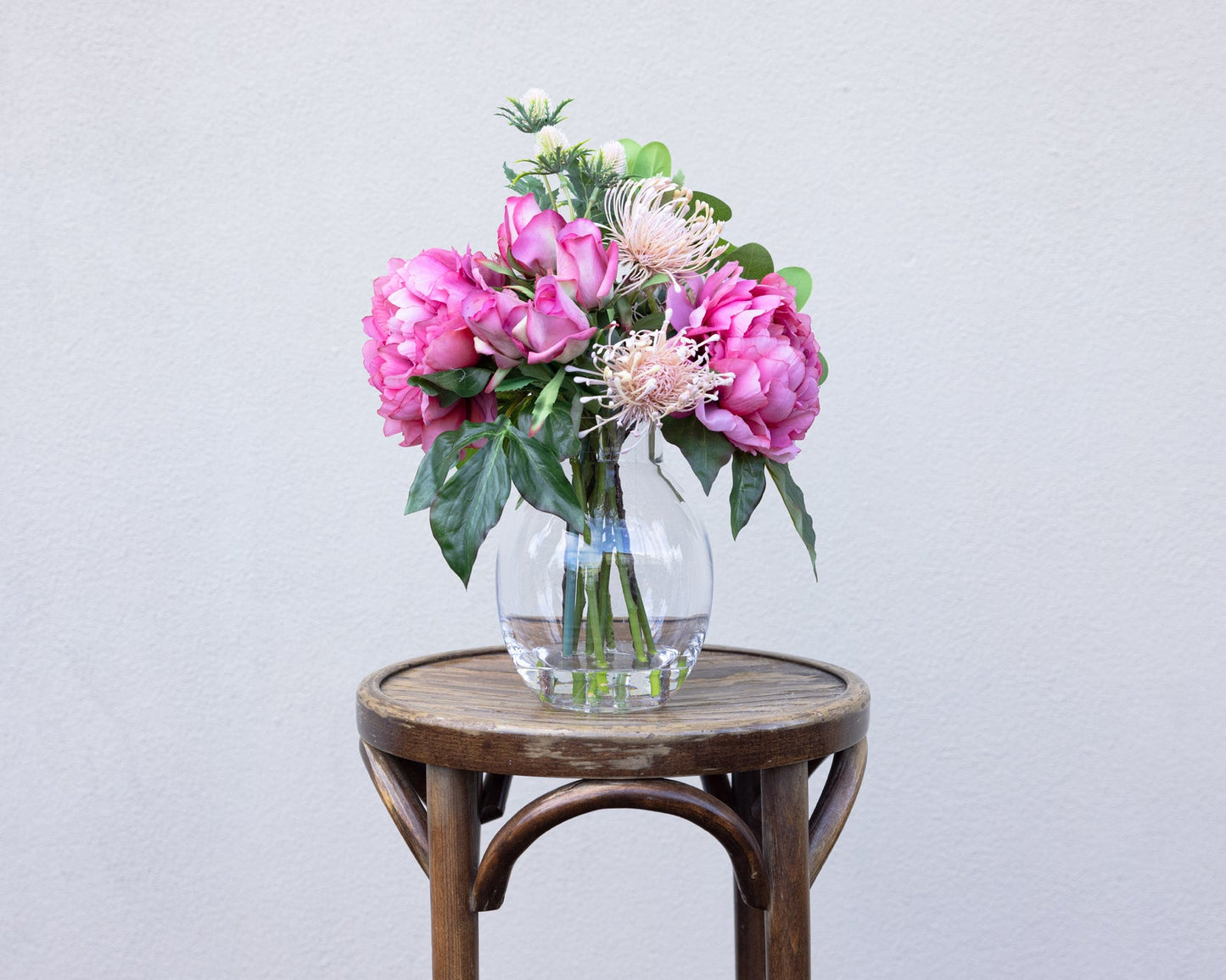 36cm Peony & Rose Mixed Arrangement Artificial Flower Plant Home Decor-4