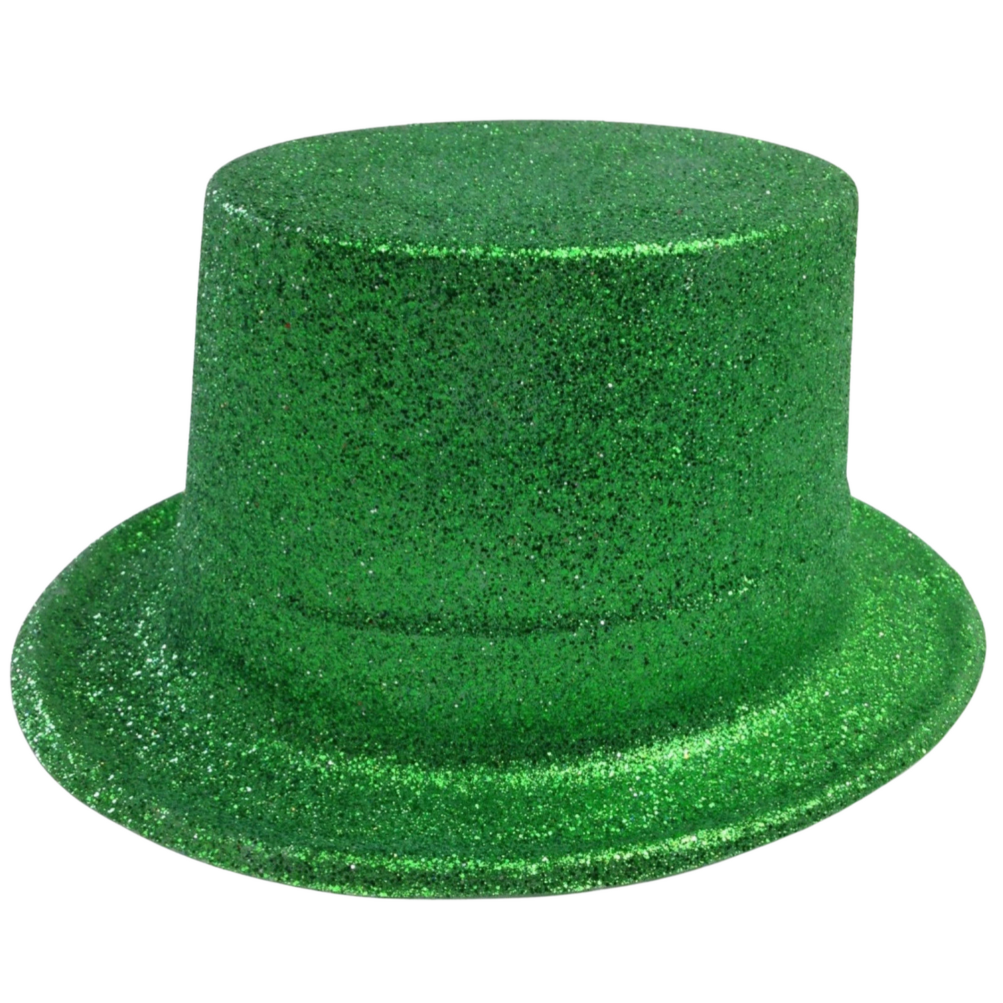 GLITTER TOP HAT Fancy Party Plastic Costume Tall Cap Fun Dress Up Sparkle-4
