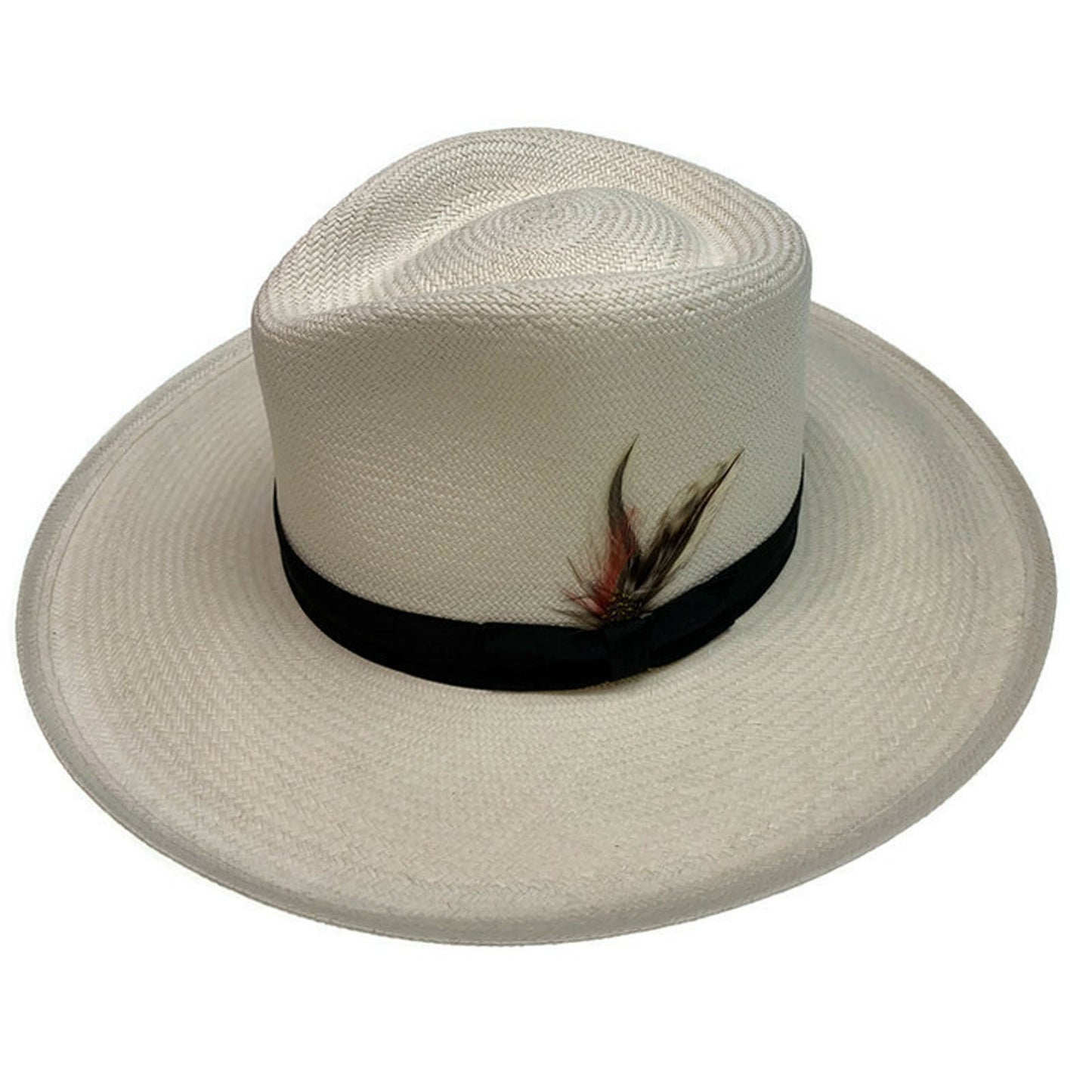 STRAW PANAMA CUENCA PLANTER HAT Sun Beach Golf Cap GRADE 8 Hand Made in USA-5