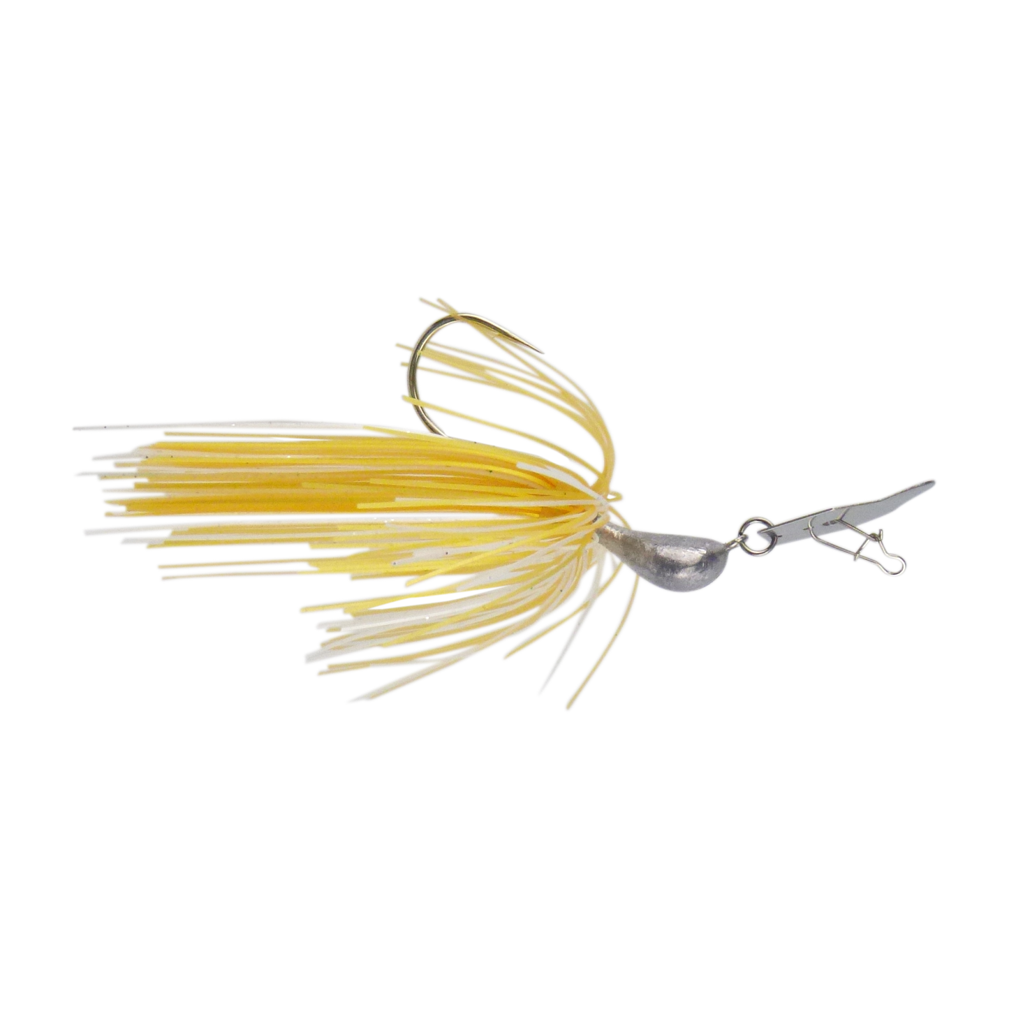 Dekoi 14gm Bladed Swim Jig, Chatterbait, Gold Shine, 2 pack-0