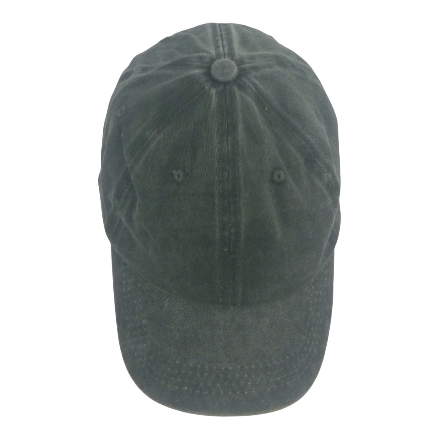 BSTC 6-Panel Baseball Cap, Distressed Cotton, Green-2