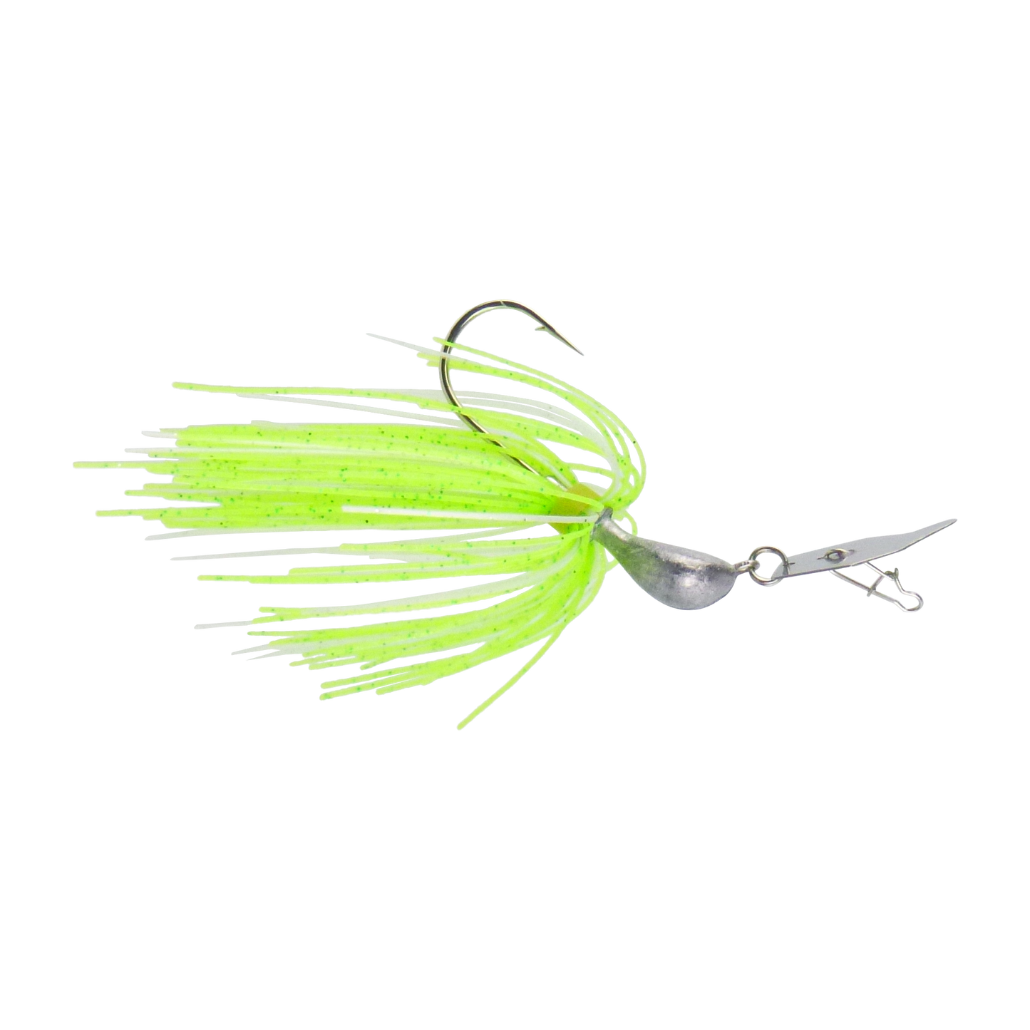 Dekoi 7gm Bladed Swim Jig, Chatterbait, Green Flash, 2 pack-0