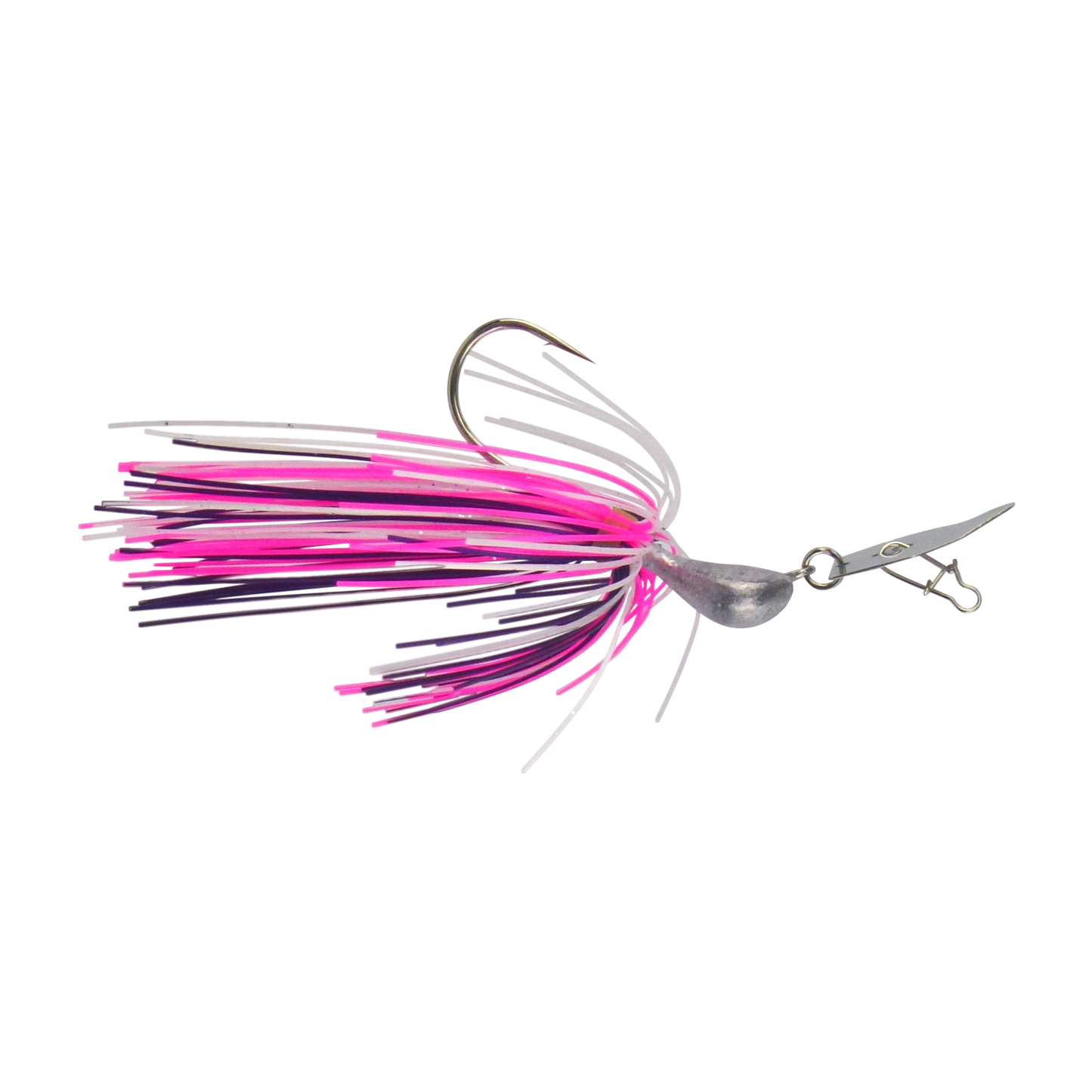 Dekoi 7gm Bladed Swim Jig, Chatterbait, Hot Flash, 2 pack-0