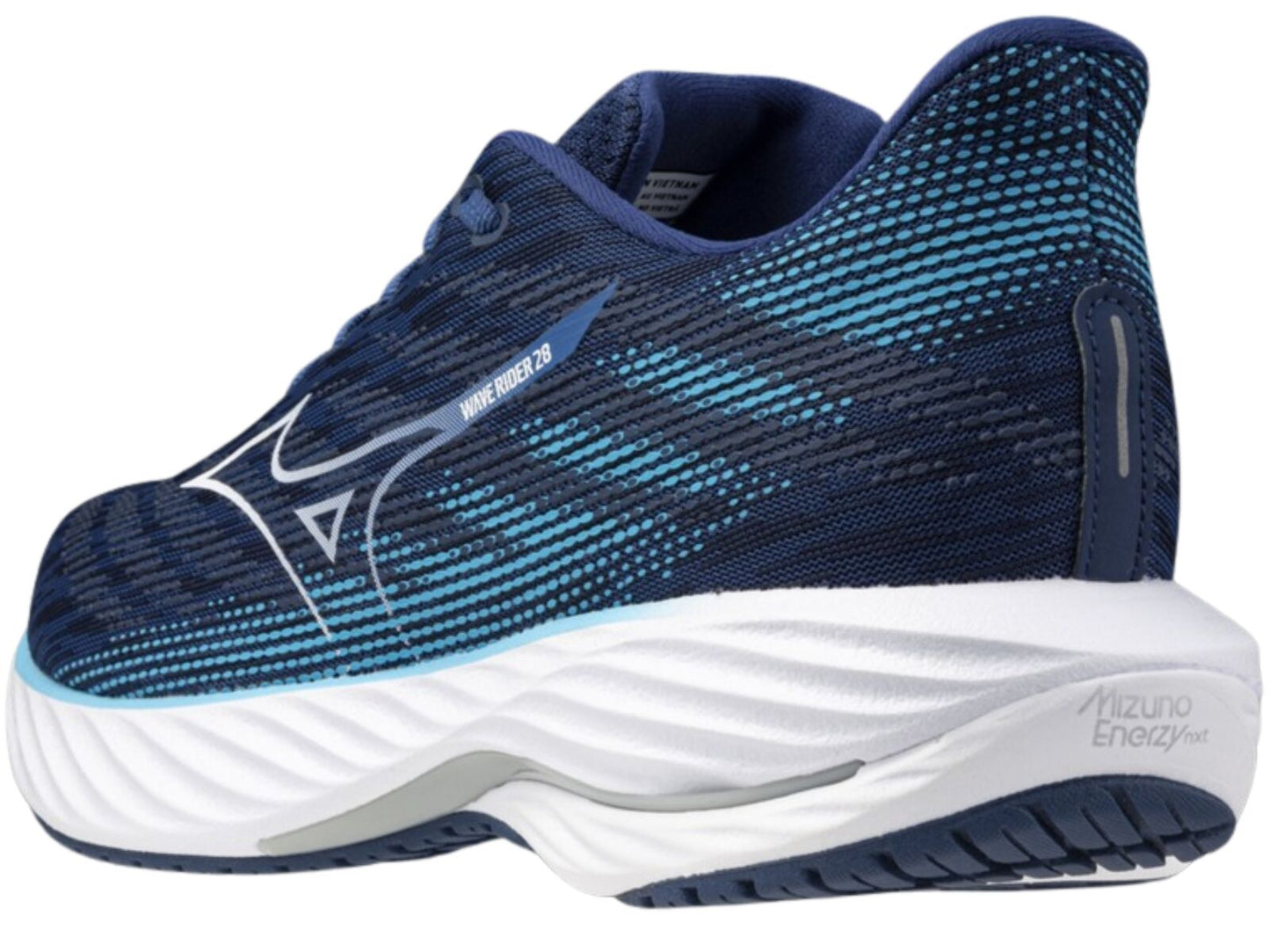Mizuno Wave Rider 28 Mens Running Shoes Estate Blue / River Blue – US 9.5-4