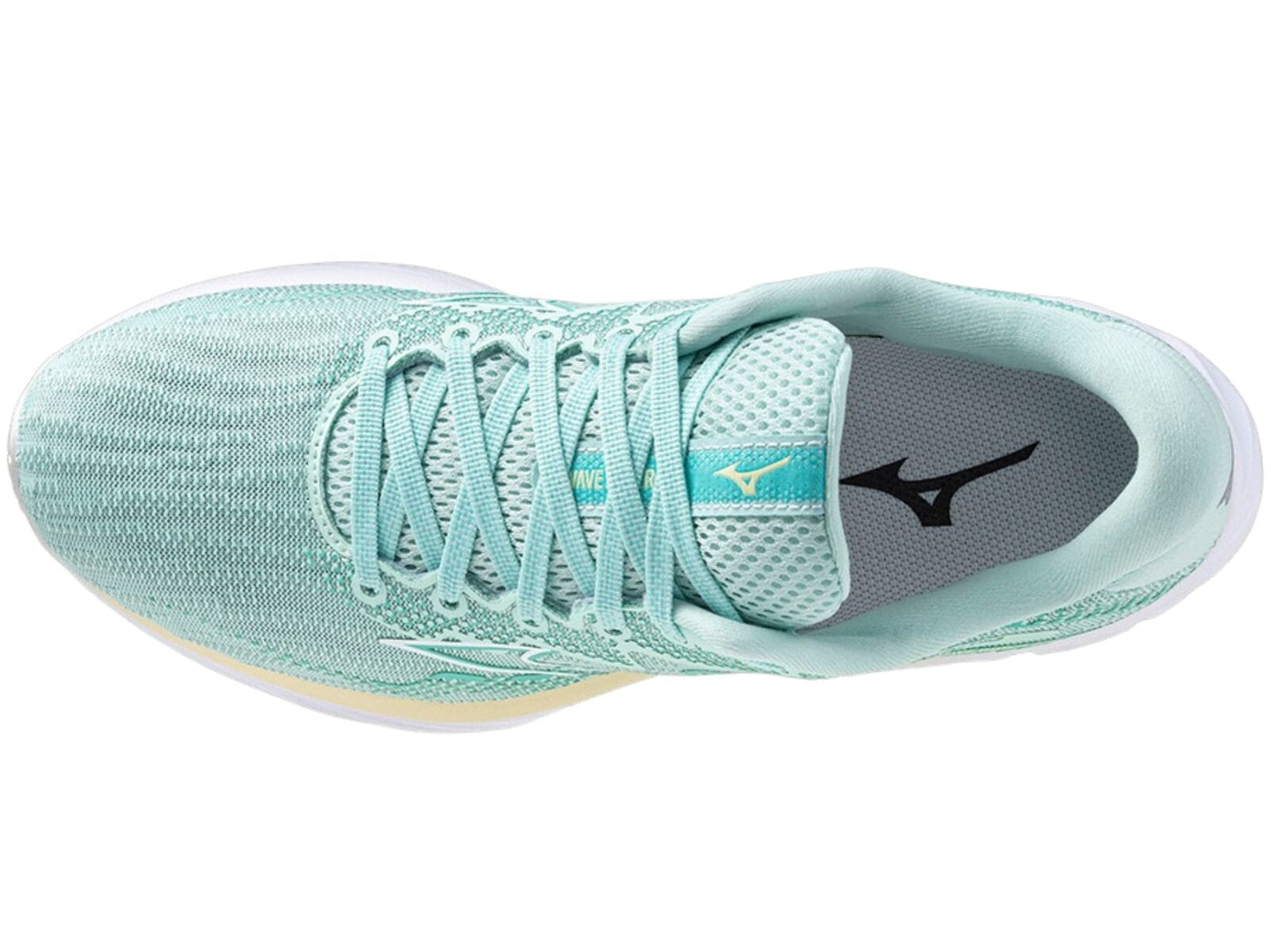 Mizuno Wave Rider 27 Womens Running Shoes Eggshell Blue / Anise Flower in US 7-4