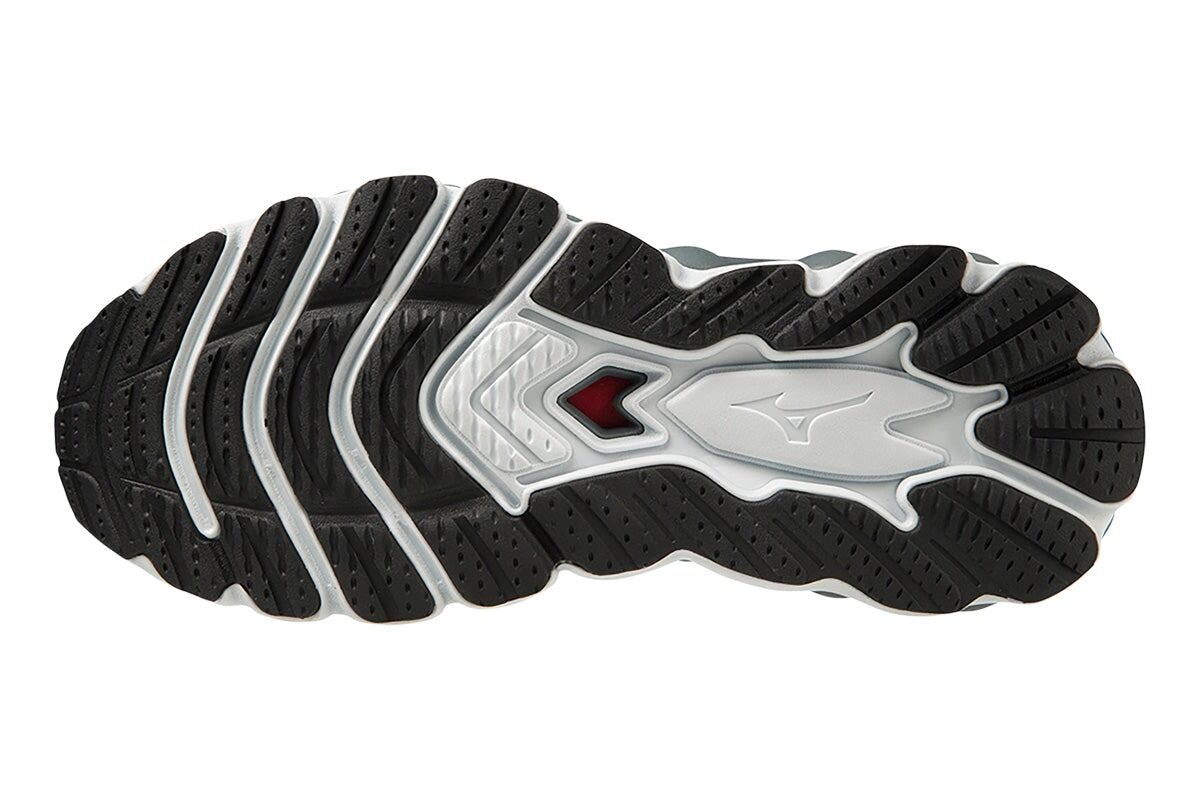 Mizuno Wave Sky 7 Womens Running Shoes D Wide in Black / Silverstar – Size US 7