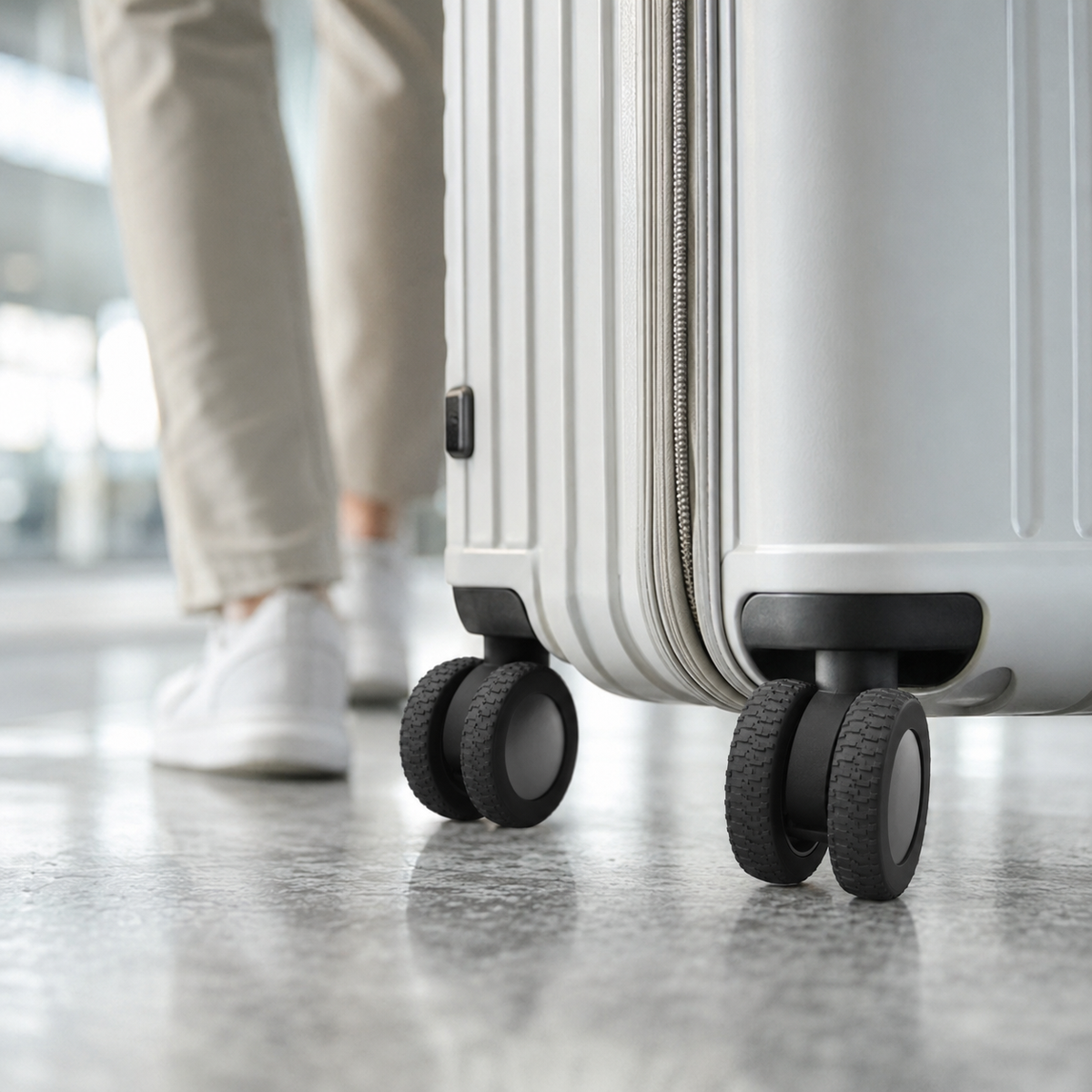 8x Suitcase Luggage Wheel Silicone Covers Protection for Travel (Universal Fit)