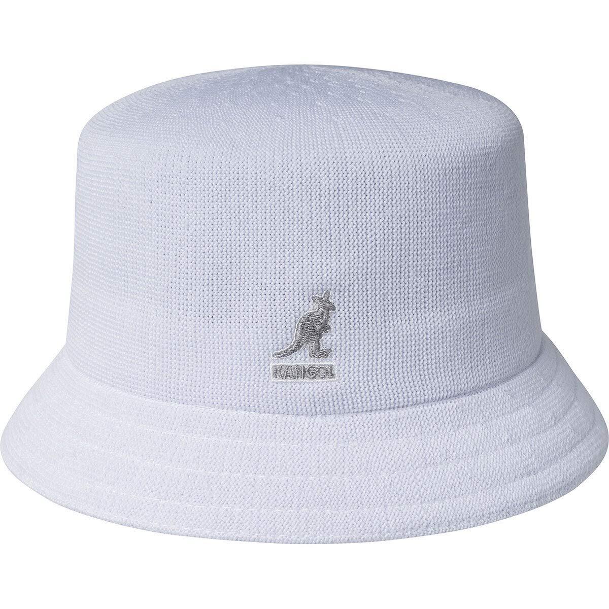 Kangol Tropic Bin Bucket Hat Summer Camping Fishing Beach Cap - White-6