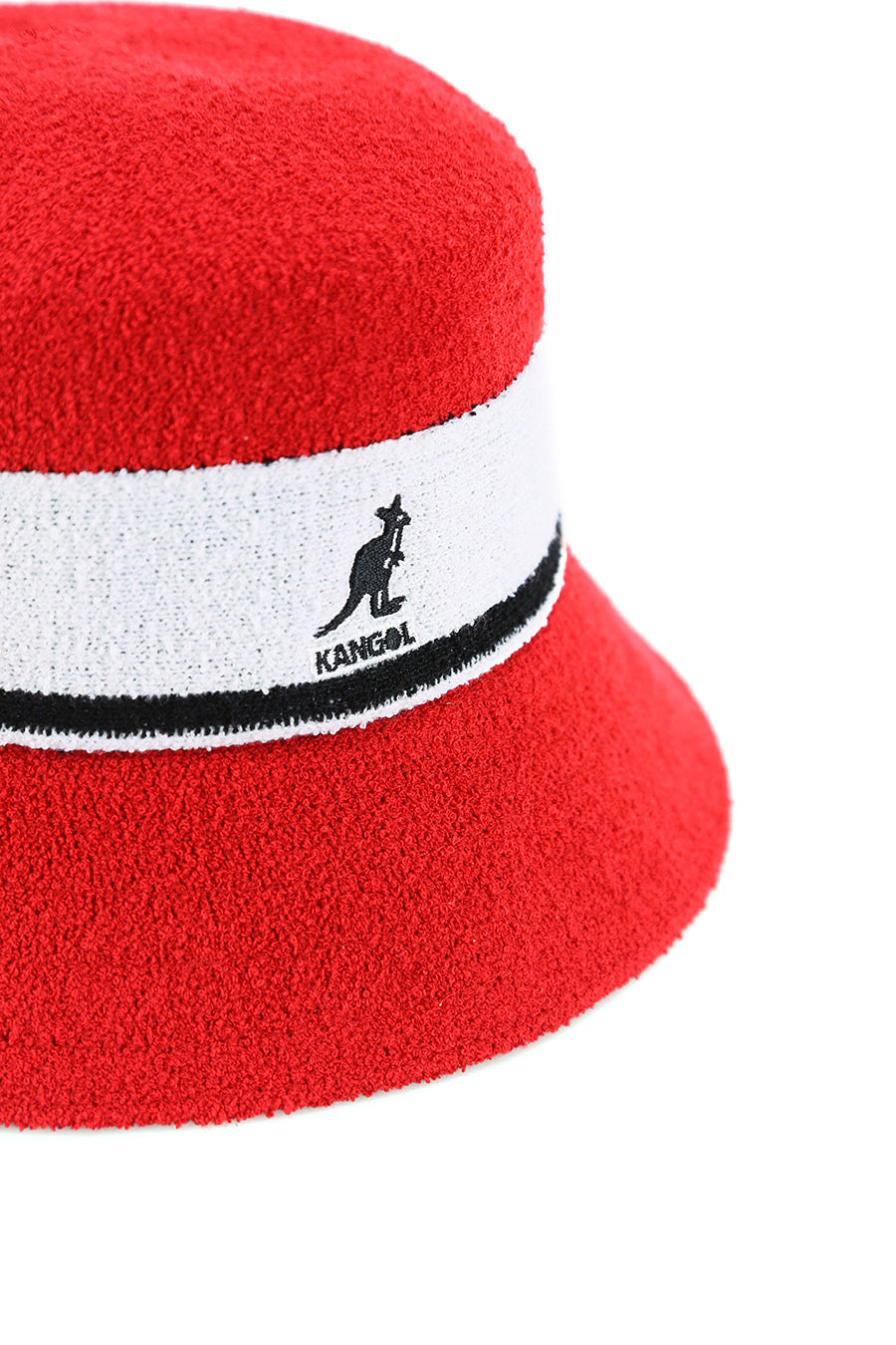 Kangol Soft Bermuda Stripe Bucket Hat - Scarlet Red-4