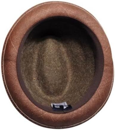 KANGOL Mens Dapper Felt & Straw Player K0818LX Wool Trilby Fedora-4