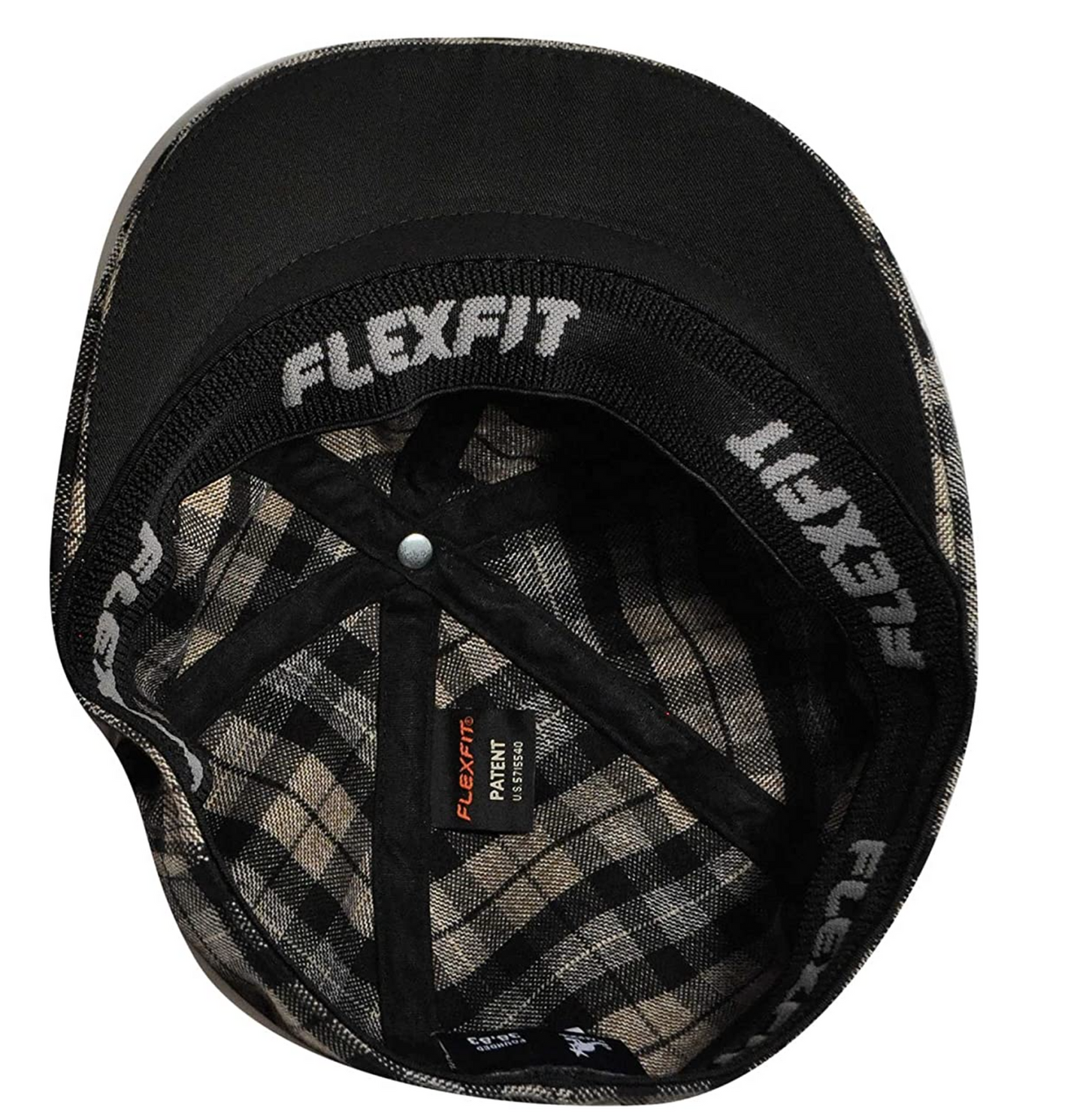 KANGOL Plaid 504 Ivy Cap Mens Flexfit Driving Newsboy Hat - Velvet Check - L/XL-3