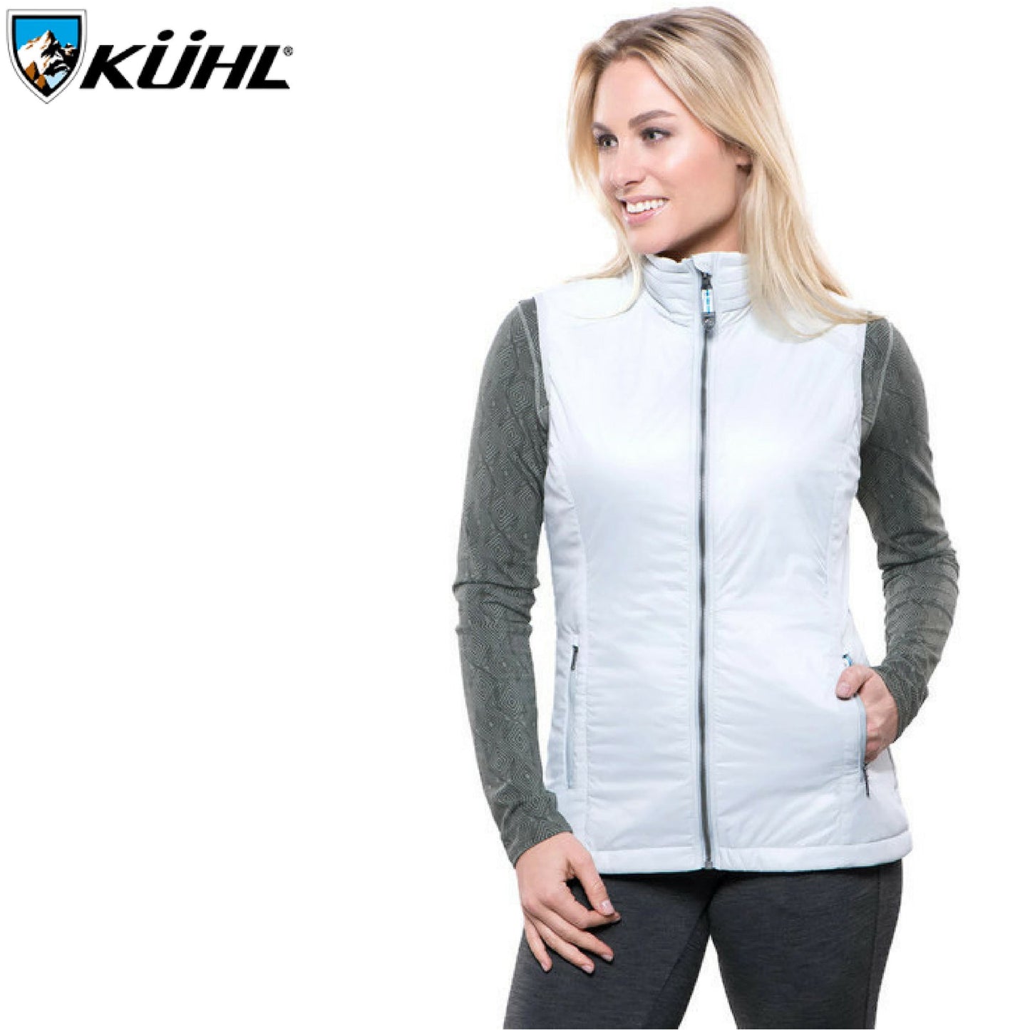 KUHL Womens Firefly Vest Puffer Insulated Warm Winter Sleeveless-1
