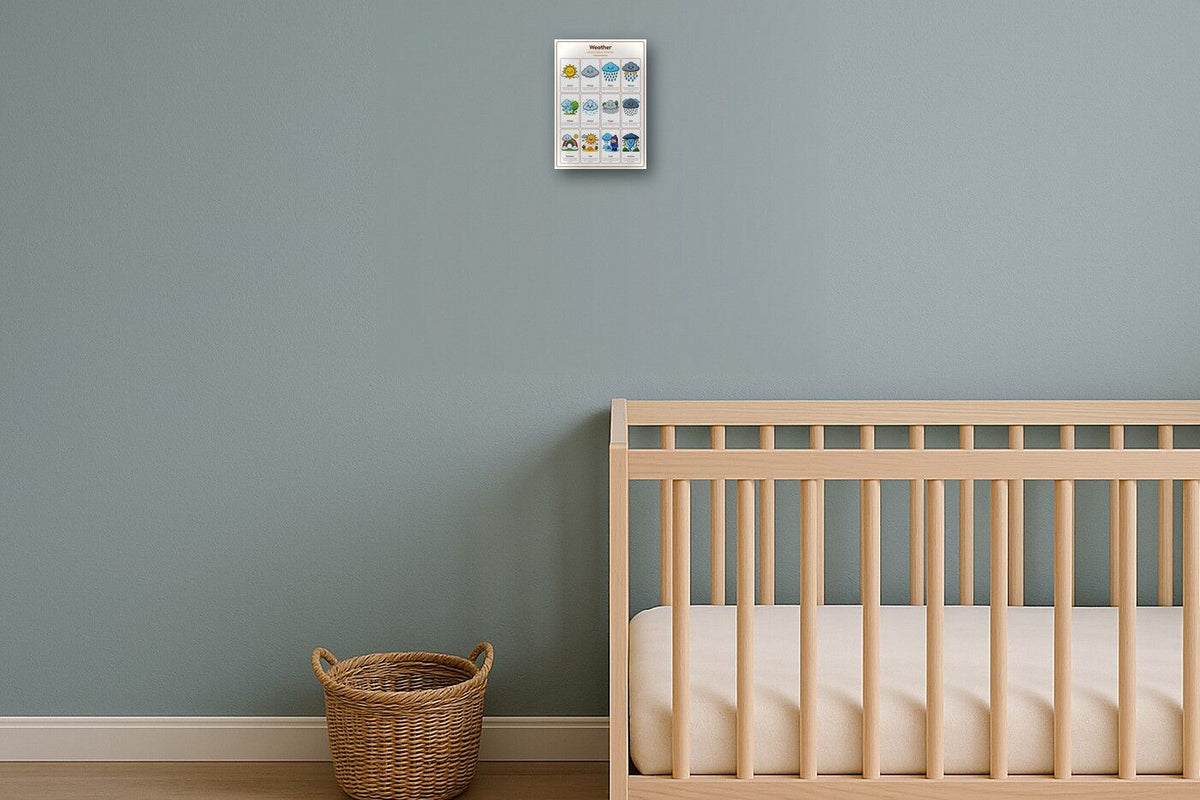 Weather: A4 Matte Laminated Educational Poster Print - 210x297mm