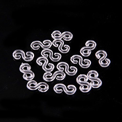4800 LOOM BANDS Rubber Refill Kit DIY Magical Bracelet 192 S Clips 16 Hooks BULK - Plain Black - Plain Black