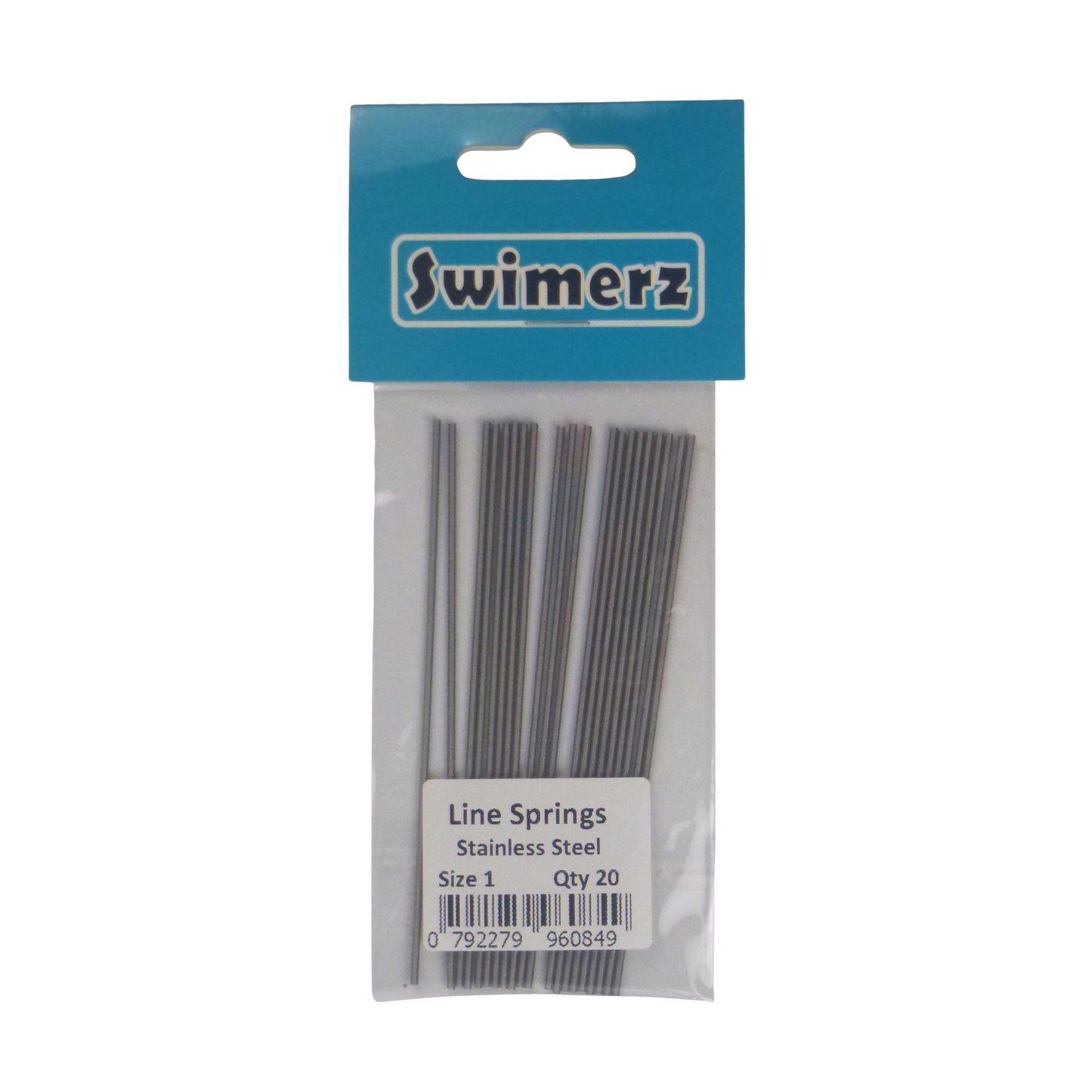 Swimerz Stainless Steel Fishing Line Springs, Size 1, 10cmL, 1.1mmID, 1.5mmOD-1