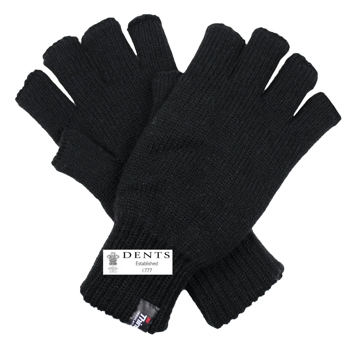 3pc 3M Thinsulate Set Mens Black Thermal Windproof Beanie Hat Scarf Gloves-2