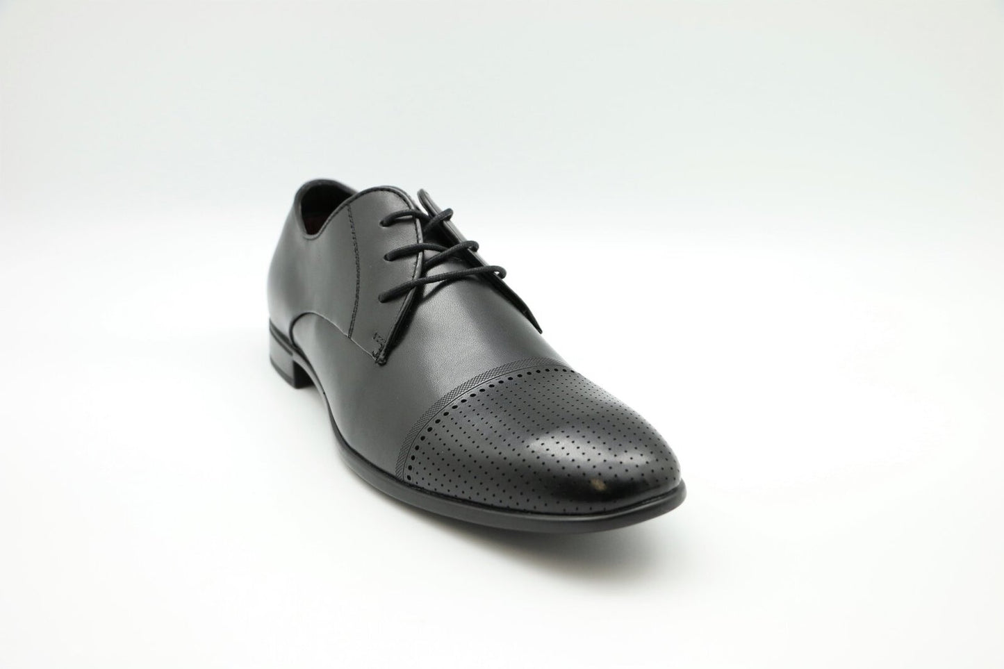 Massa Mens Michael Leather Dress Shoes Work Business Formal - Black-3