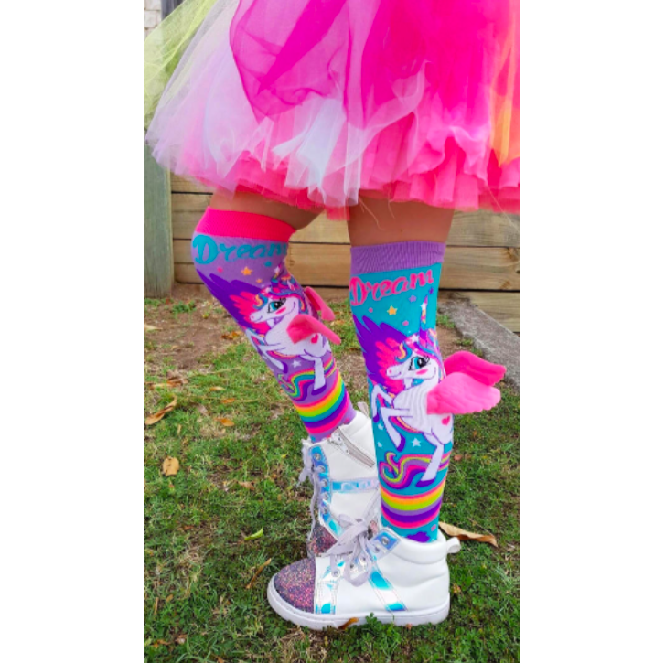 MADMIA Mini Pony Kids & Adults Long Knee High Socks - Girl’s Pair - Multicolour