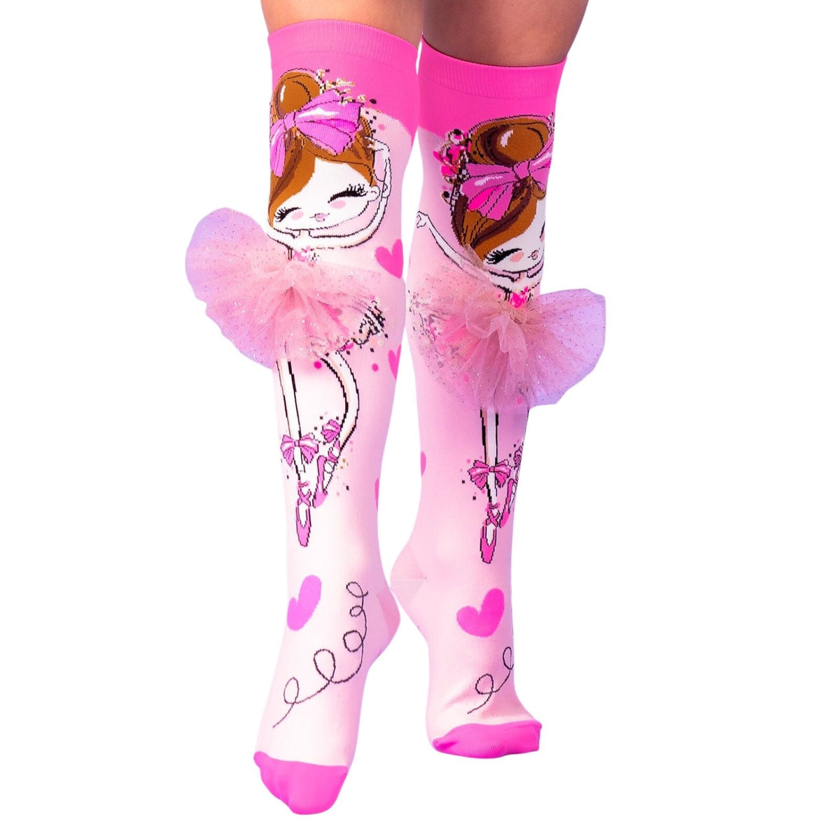 MADMIA Ballerina Socks Knee High Girls Childrens Kids Socks One Size