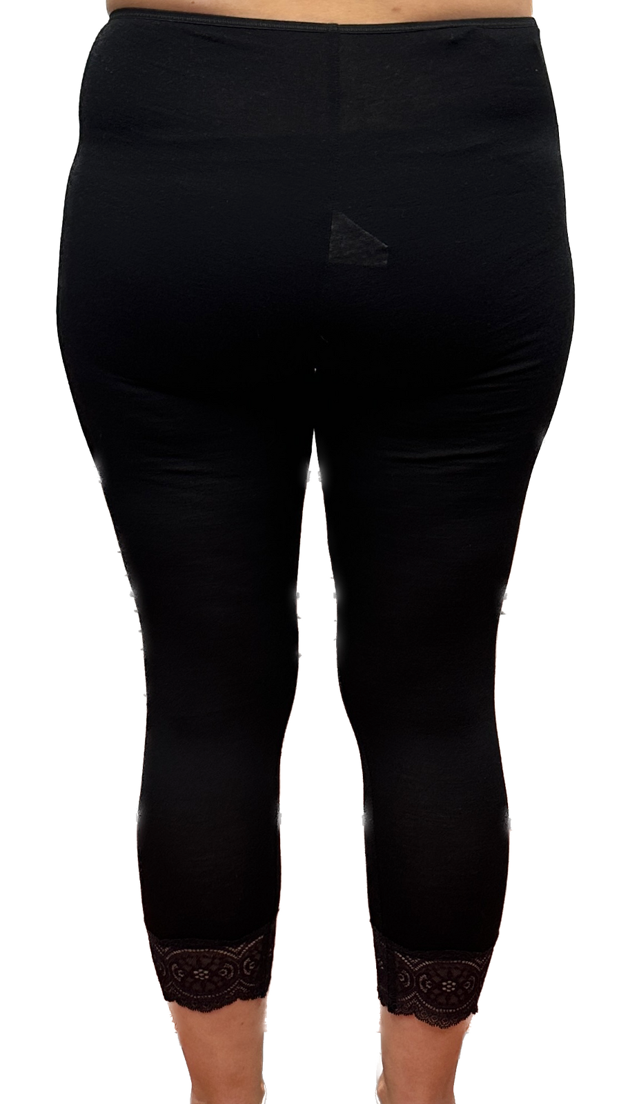 Merino Wool Skins Womens Audrina Capri Legging Thermals Underwear Warm Winter - Black-3