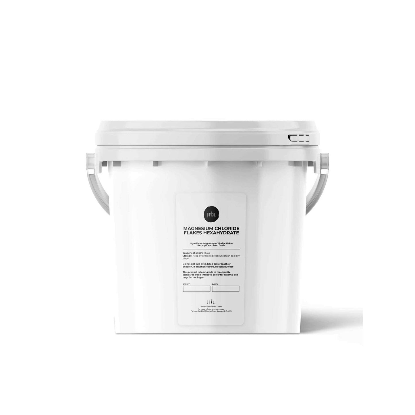 Magnesium Chloride Flakes Hexahydrate Buckets - Organic USP Food Grade Salt-6