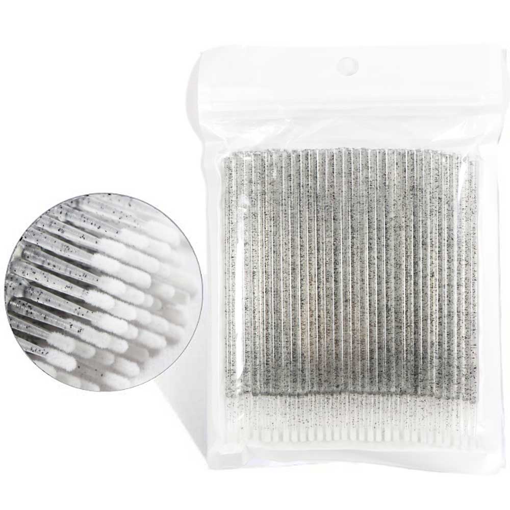 Miosh Disposable Micro Applicator Brush 100PCS - Black-0