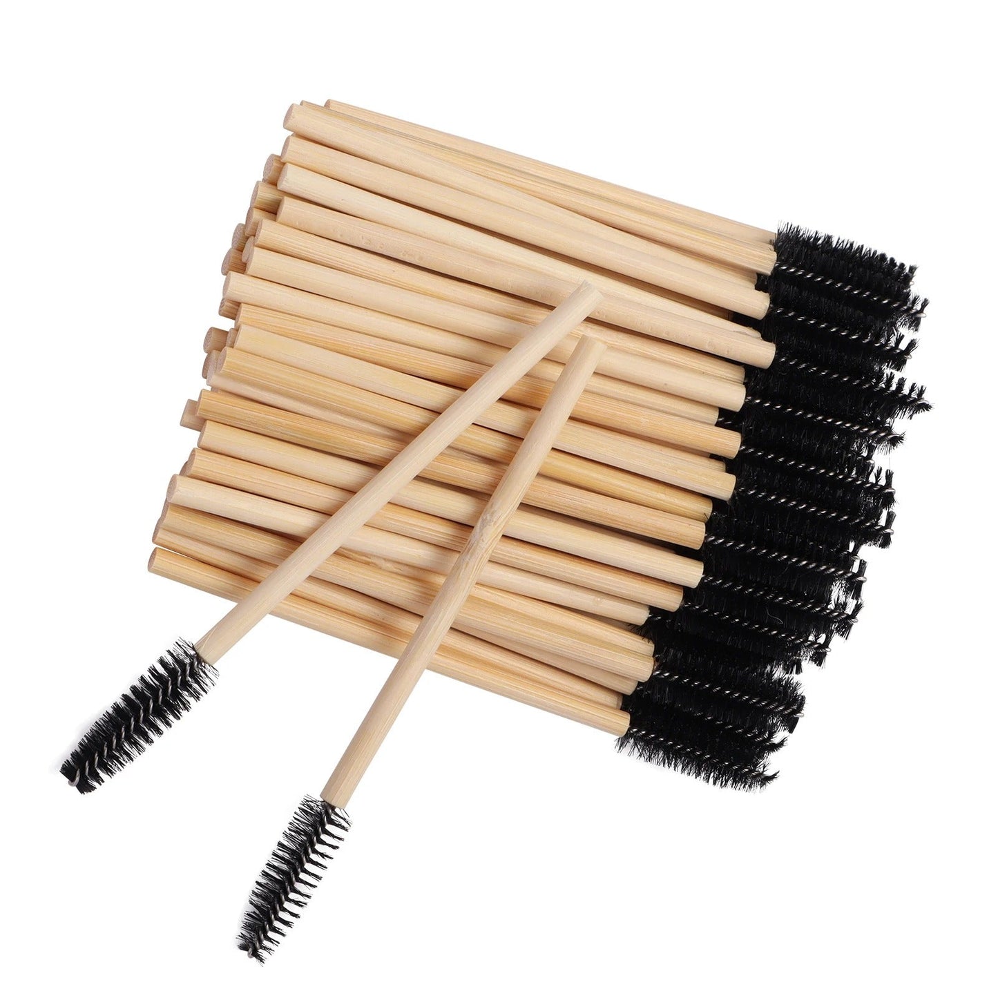 Miosh Eco Friendly Disposable Eyelash Mascara Wands Spoolies 50PCS-1