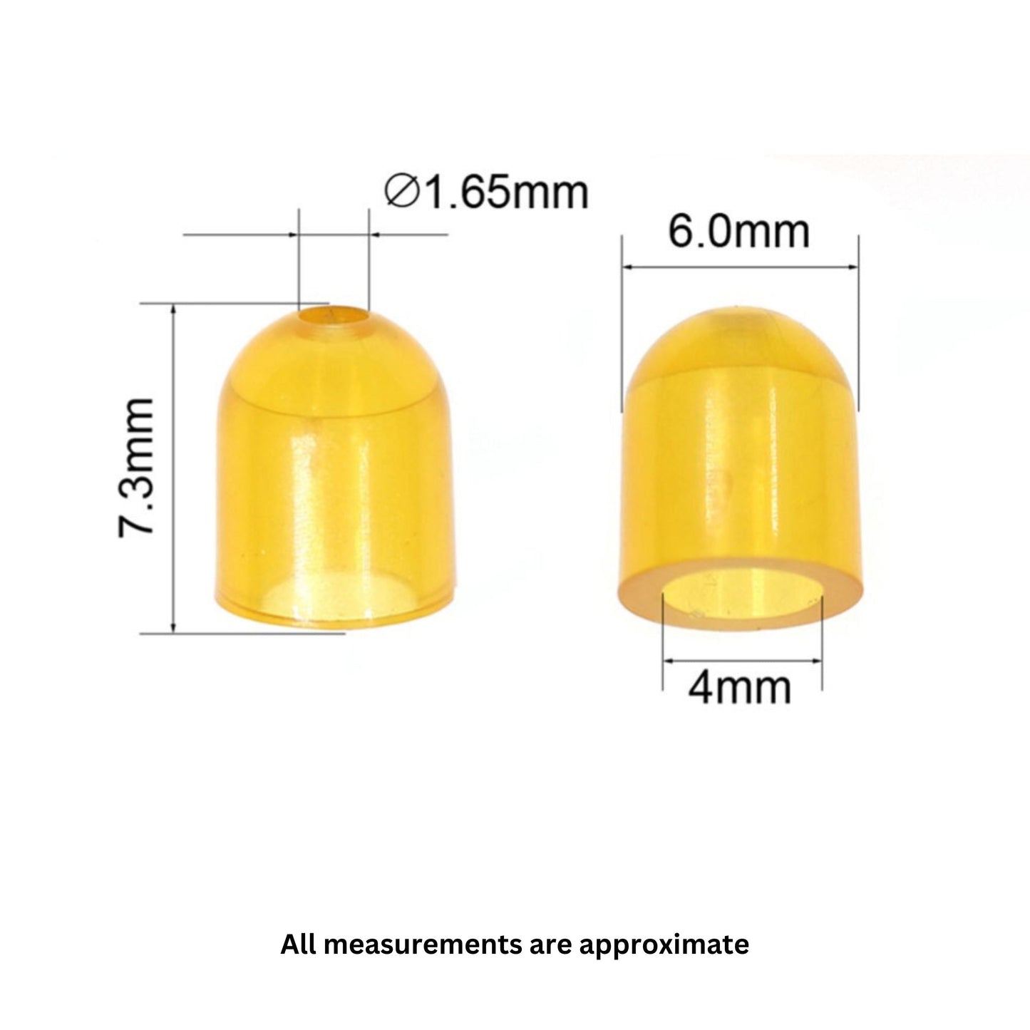 Artizan Nose Cone, 4mmID 6mmOD, Qty 50-1