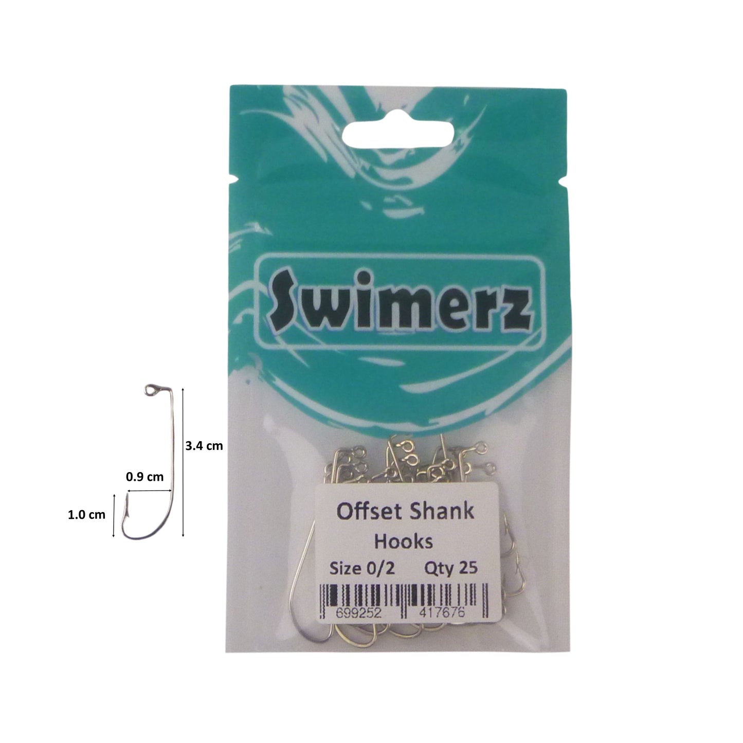 Swimerz 0/2 Offset Shank Jig Hook 25 Pack-2