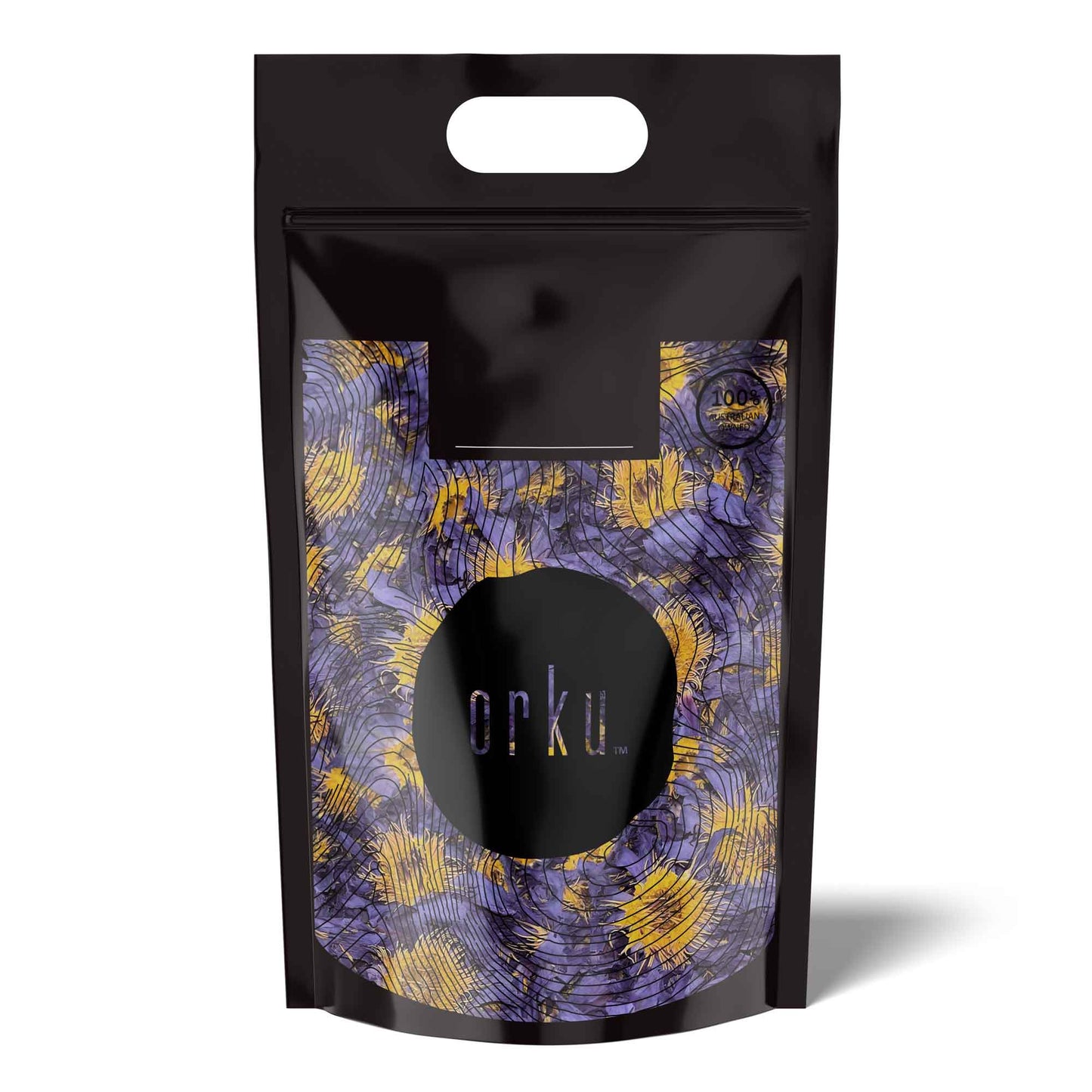 Orku 500g Dried Blue Lotus Flowers - Whole Open Lily Nymphaea Caerulea-0