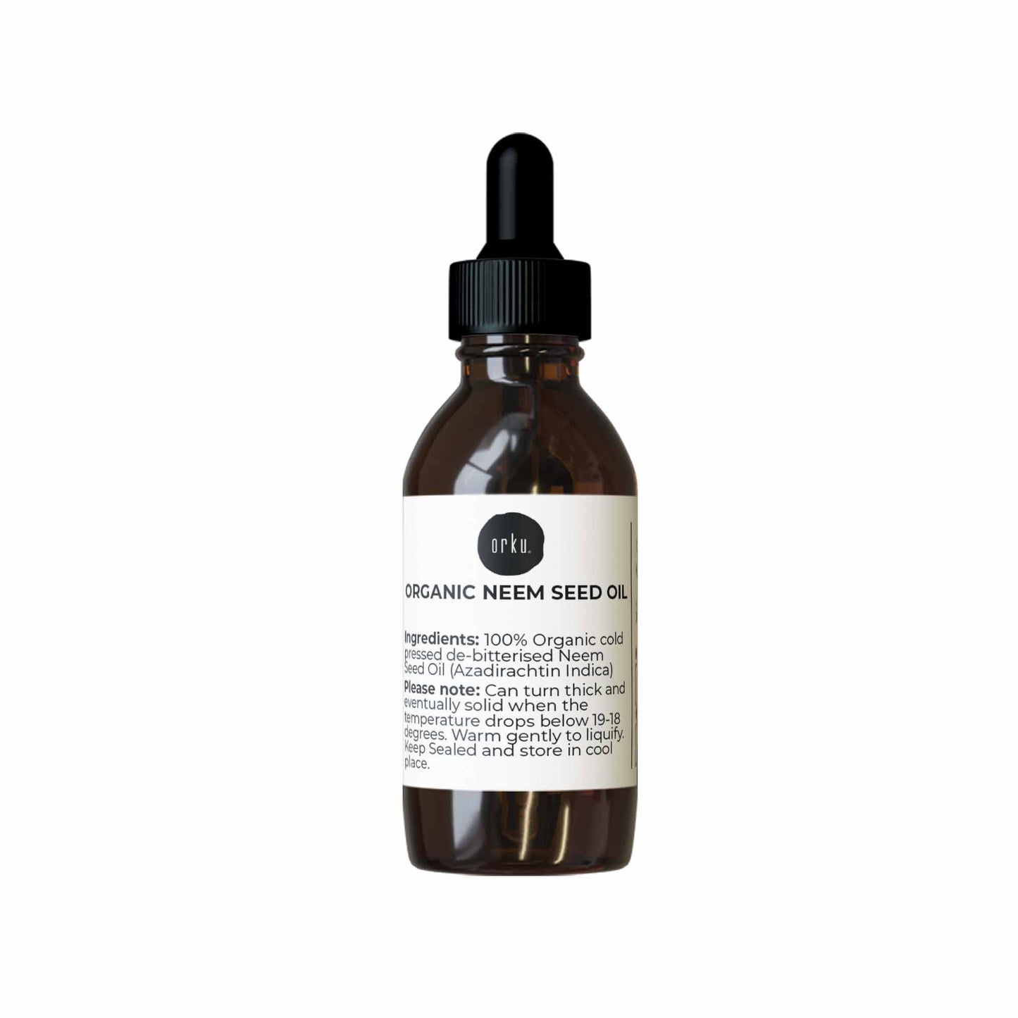 Orku Organic Neem Seed Oil - Debitterised Cold Pressed Azadirachtin Indica-5