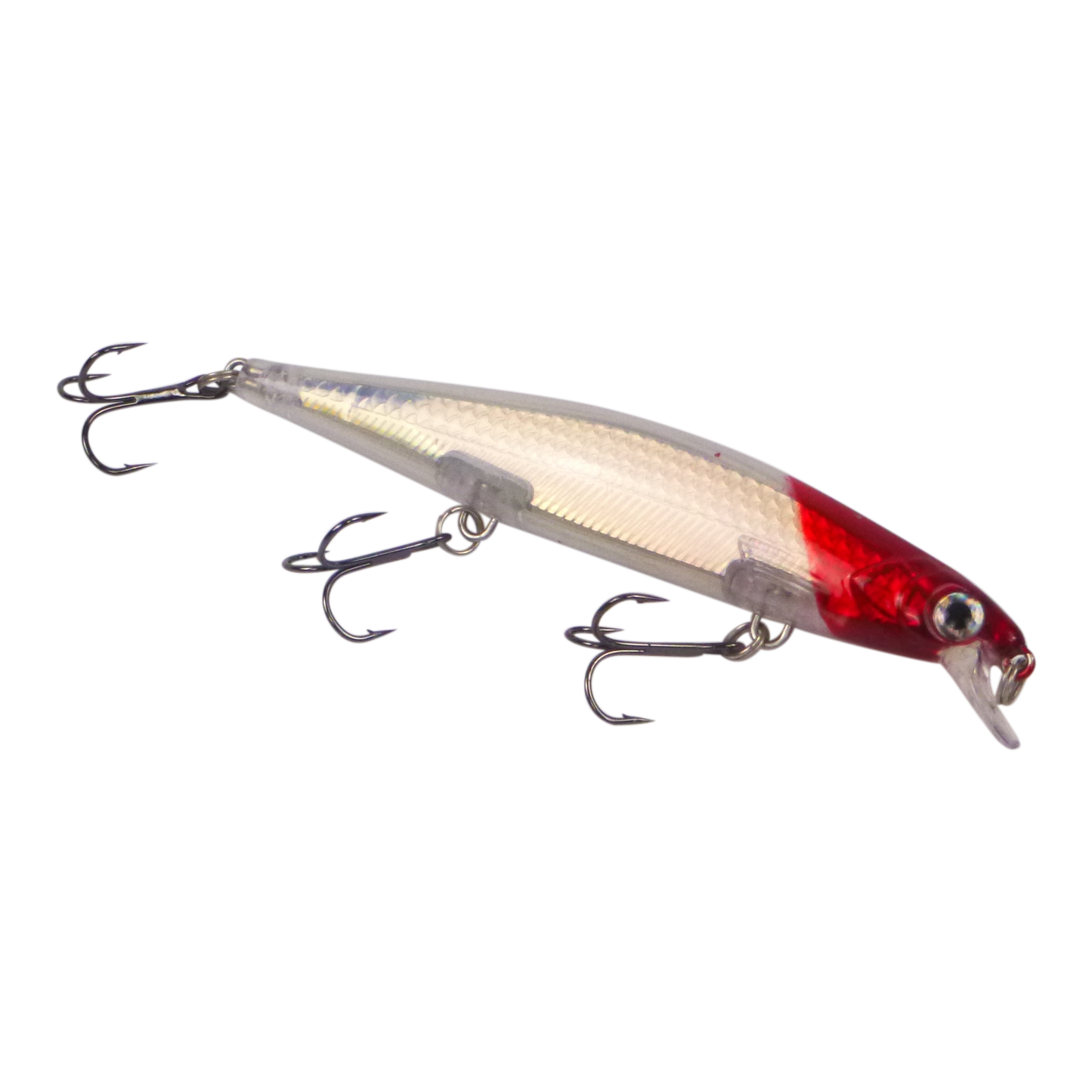 Finesse 'Chudan' 110mm Sinking/Diving Minnow, Red Head-0