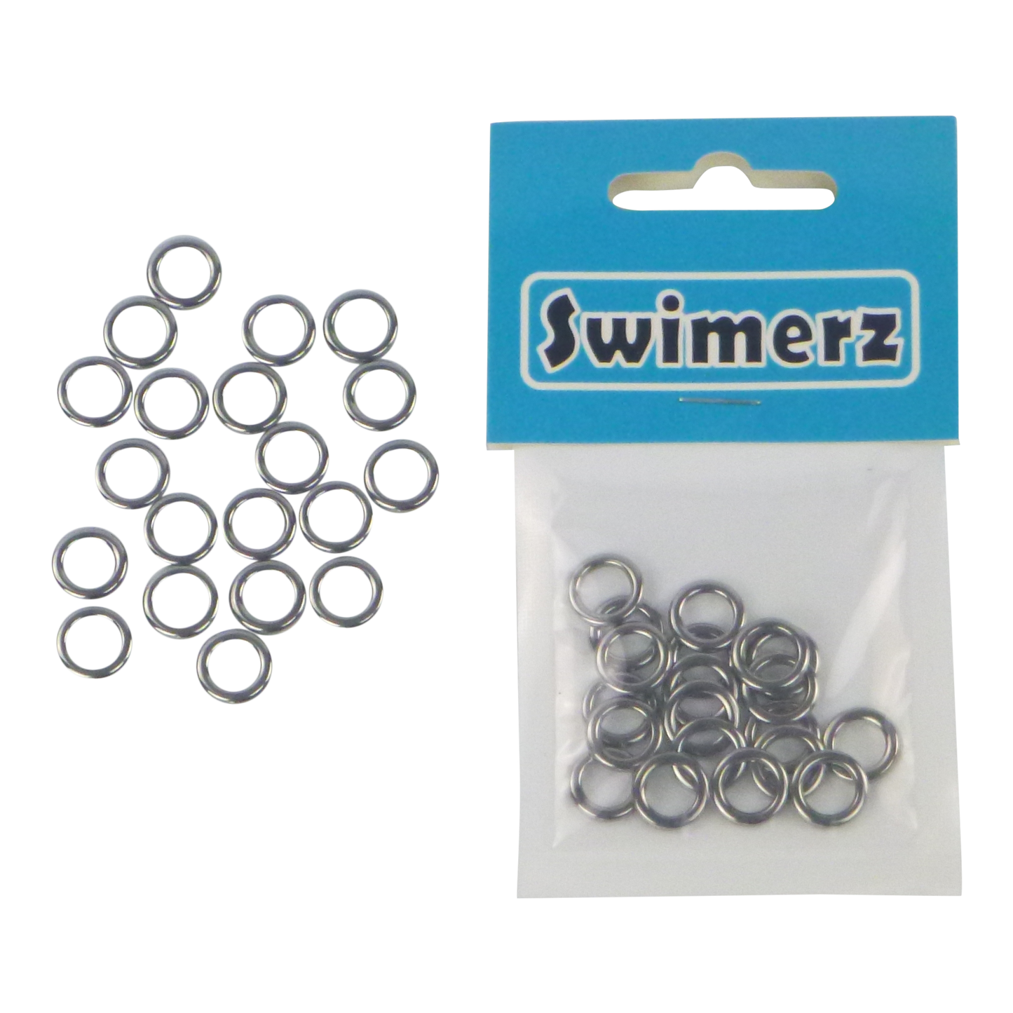 Swimerz Solid Jigging Rings, 11mm, 20 pack-2