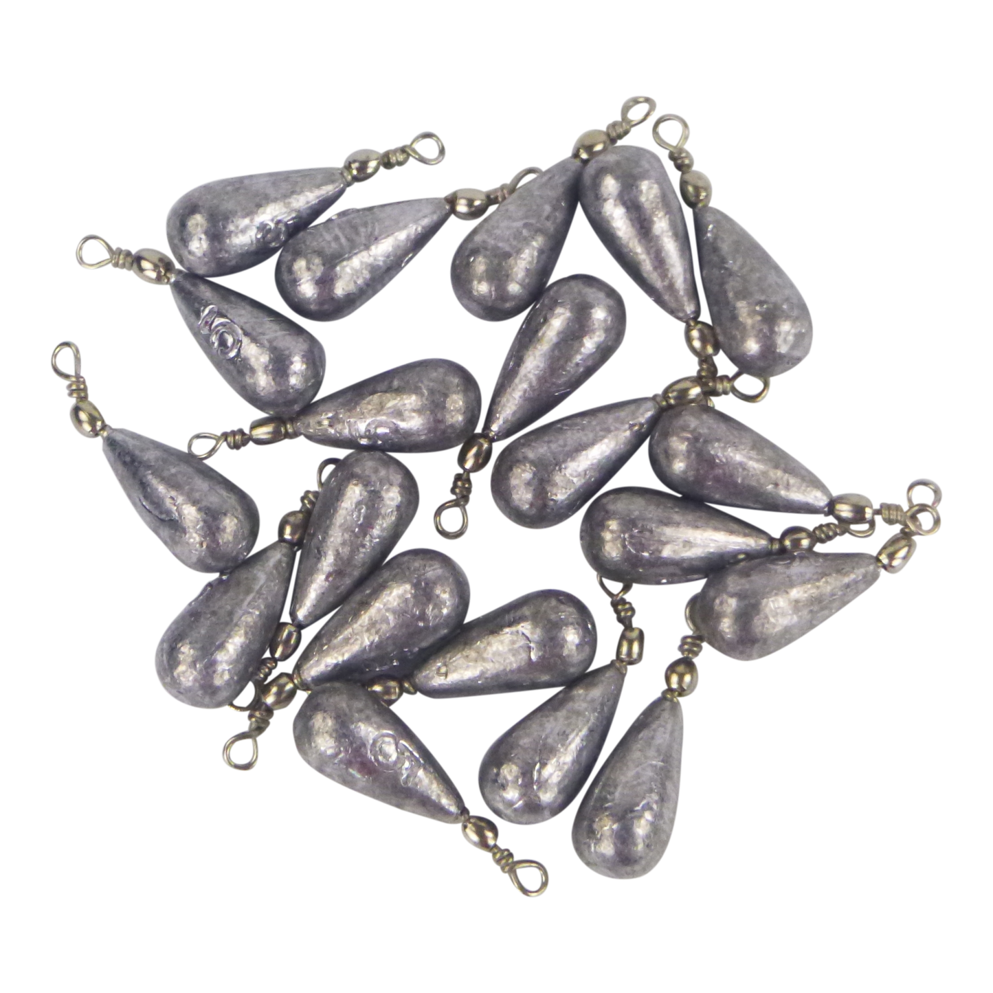 Swimerz 5gm Teardrop Sinker, Lead, 20 pack-0