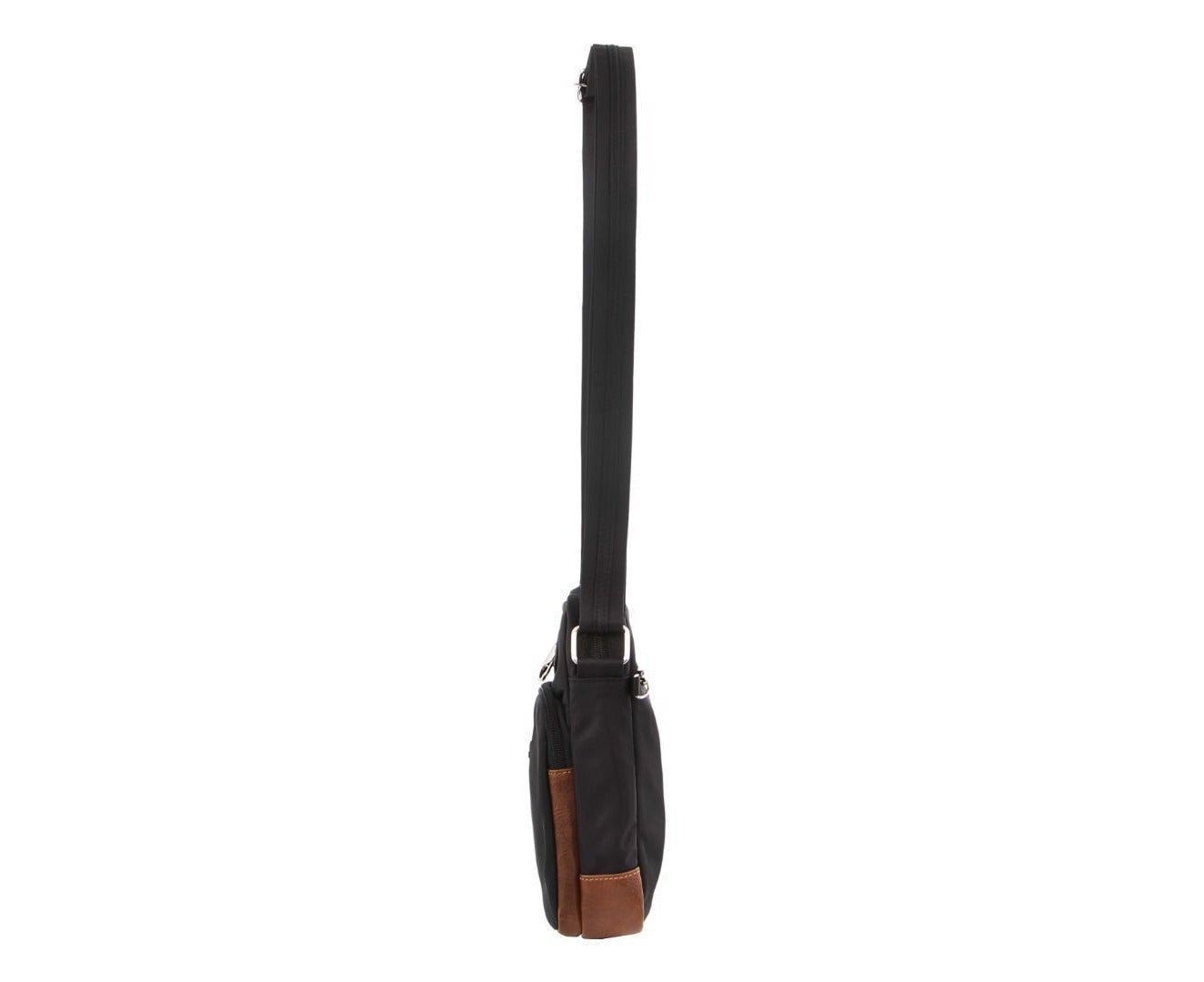 Pierre Cardin Nylon Cross Body Bag - Black-4