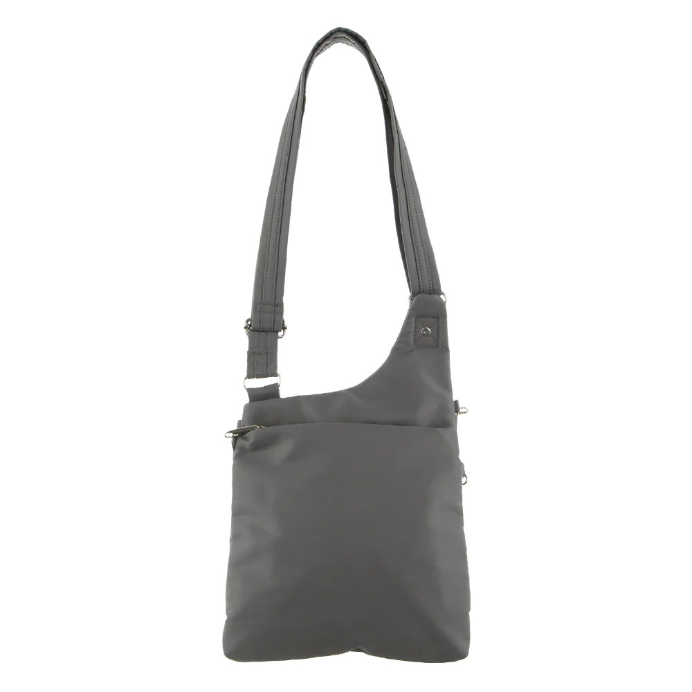 Pierre Cardin Anti-Theft Small Cross Body Bag Slash Proof RFID Blocking - Grey-3