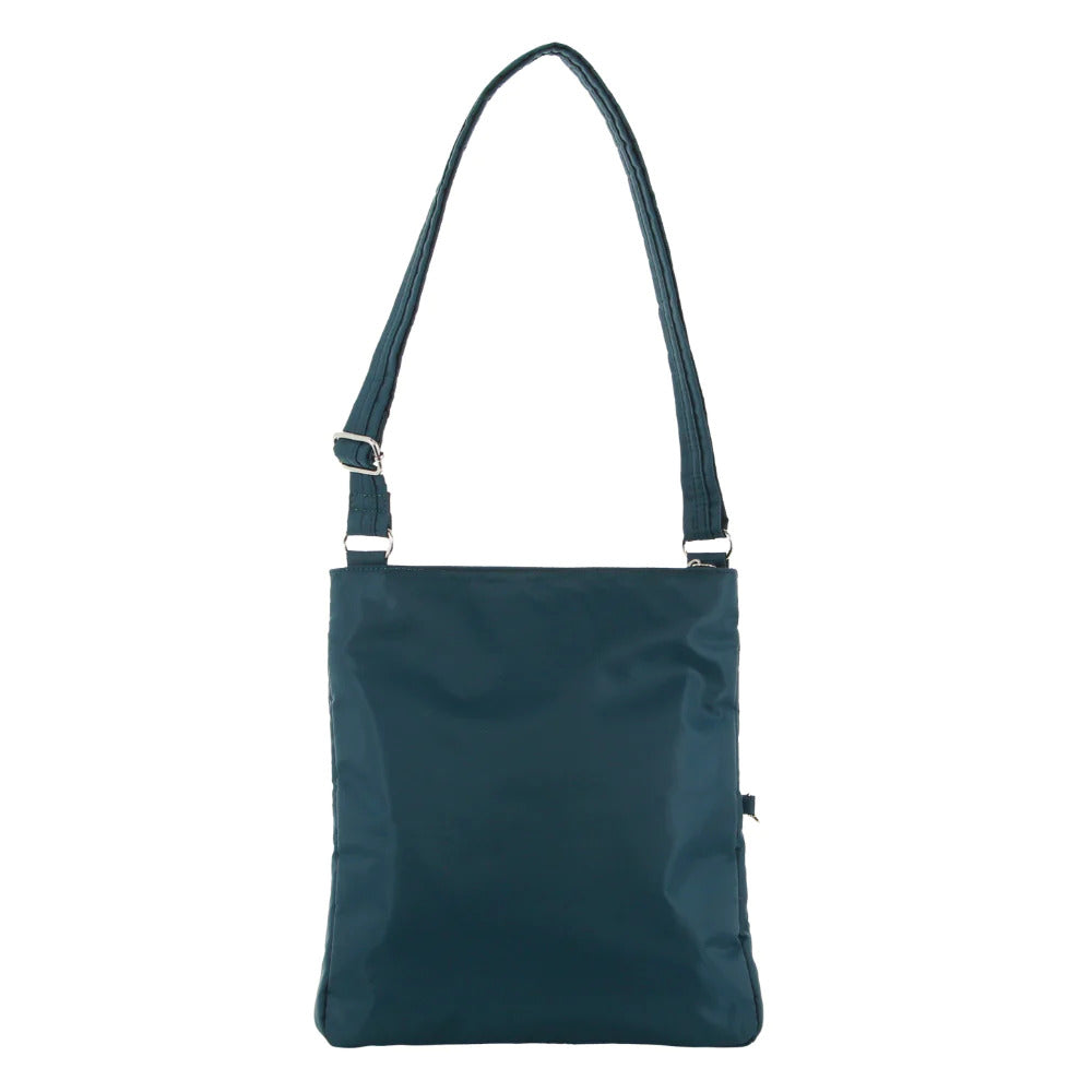 Pierre Cardin Anti-Theft Cross Body Bag Slash Proof RFID Blocking - Teal-3