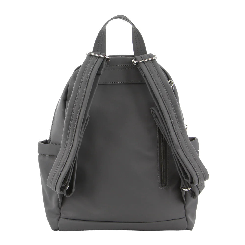 Pierre Cardin Anti-Theft Backpack Slash Proof RFID Blocking Bag - Grey-3